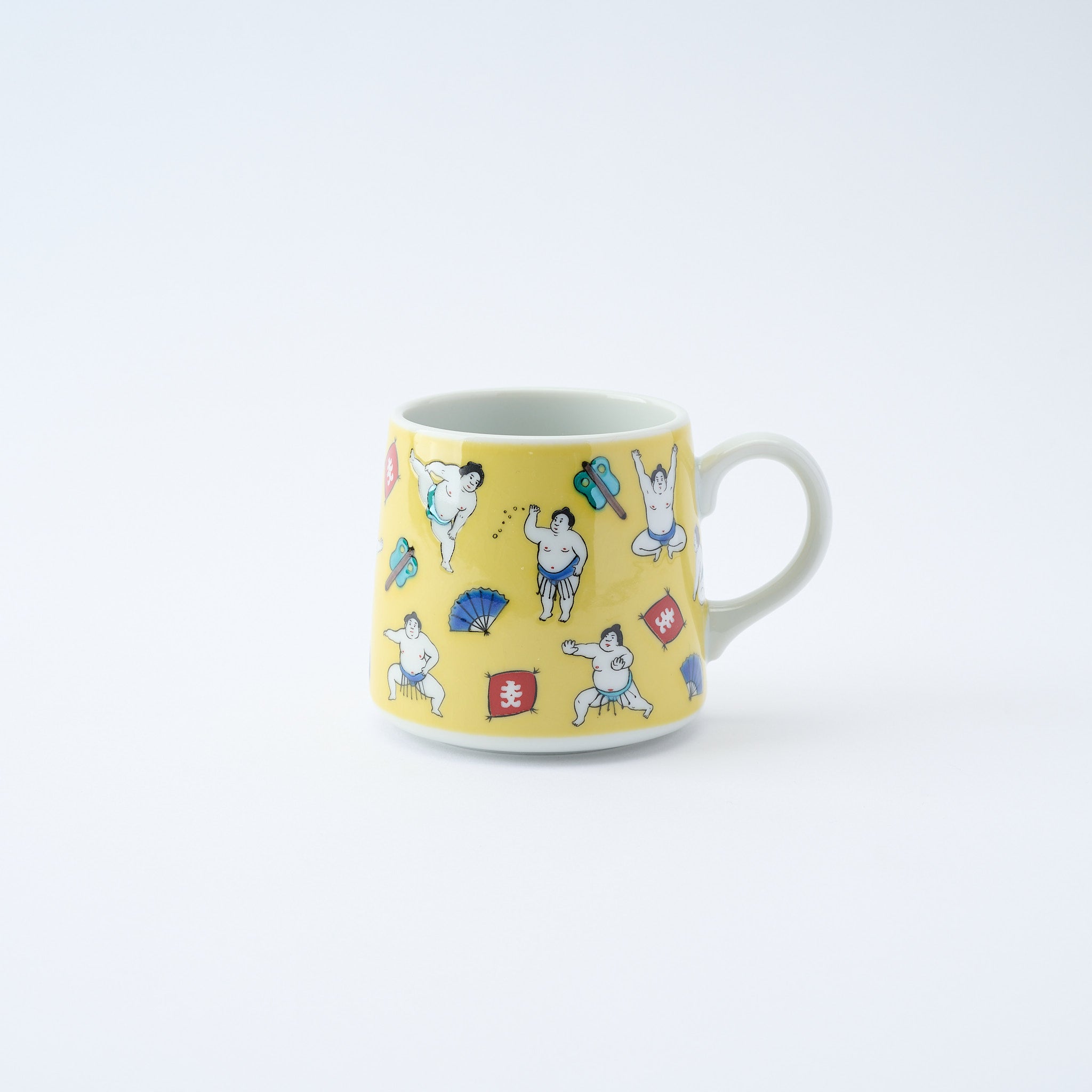 Sumo Practice Mug - JAPAN KUTANI SHOP