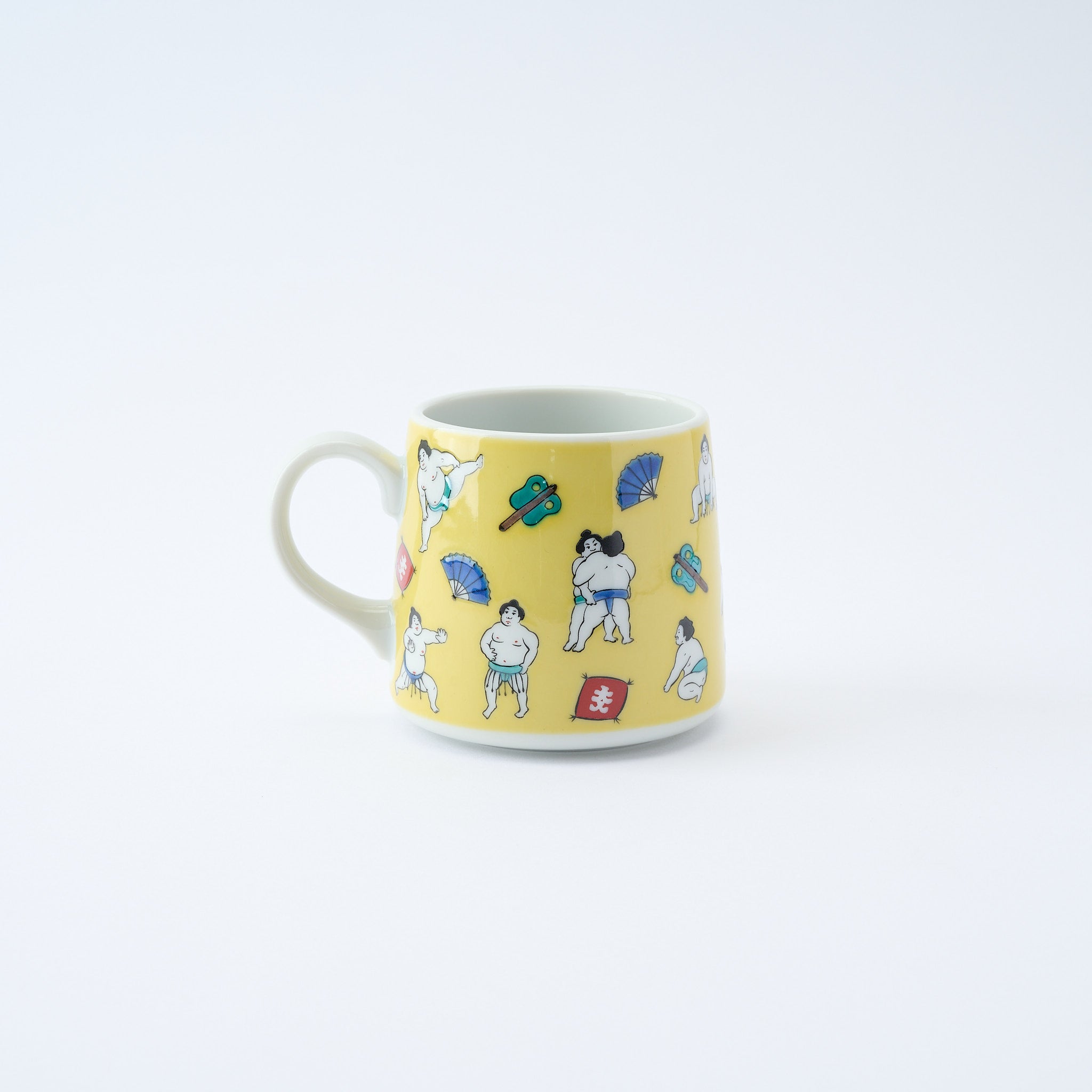 Sumo Practice Mug - JAPAN KUTANI SHOP