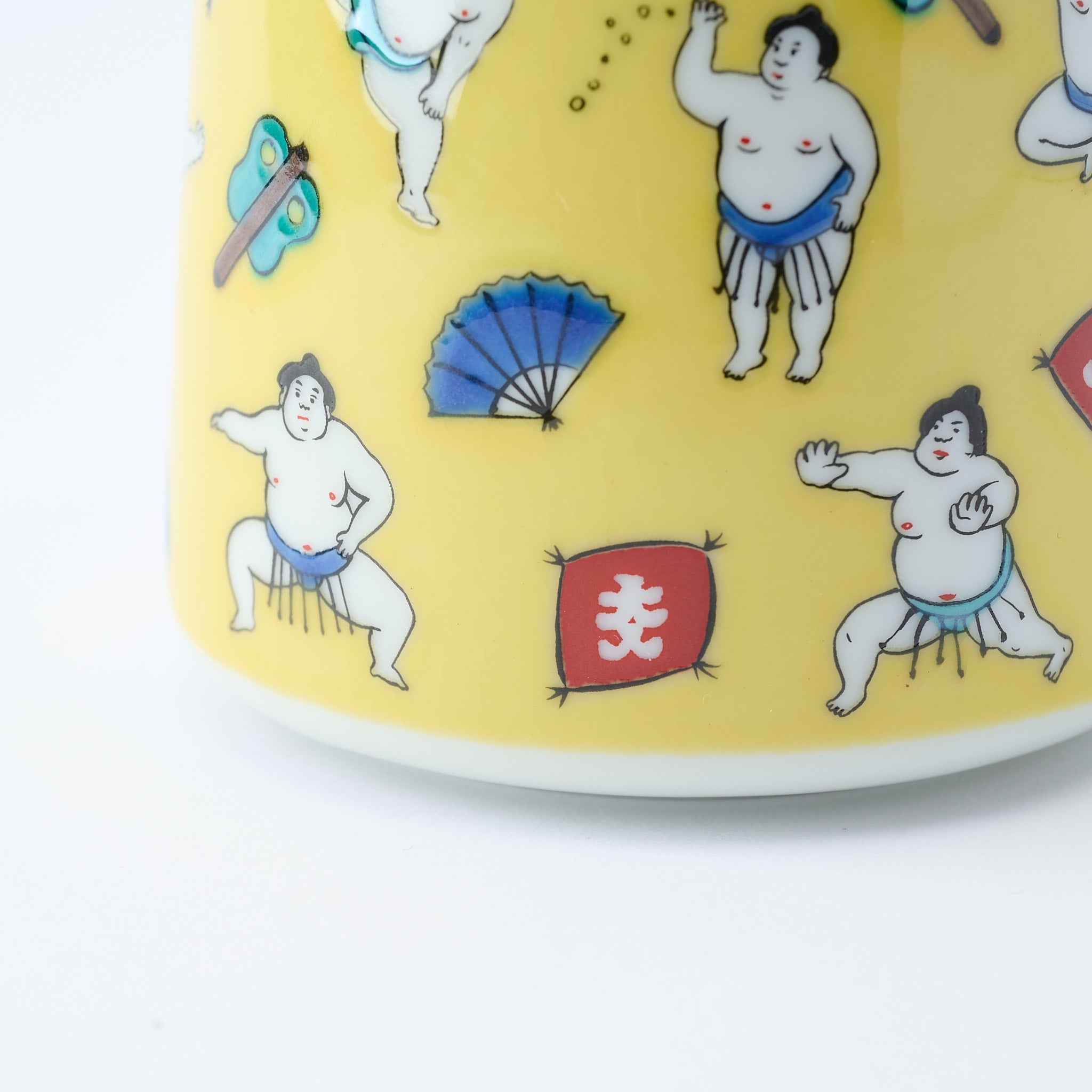 Sumo Practice Mug - JAPAN KUTANI SHOP