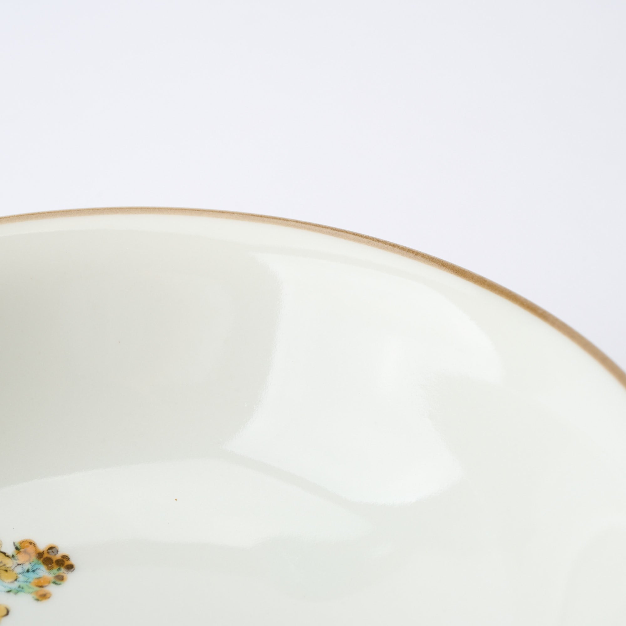 Seasonal Blossoms with Cat Medium Bowl Set - JAPAN KUTANI SHOP