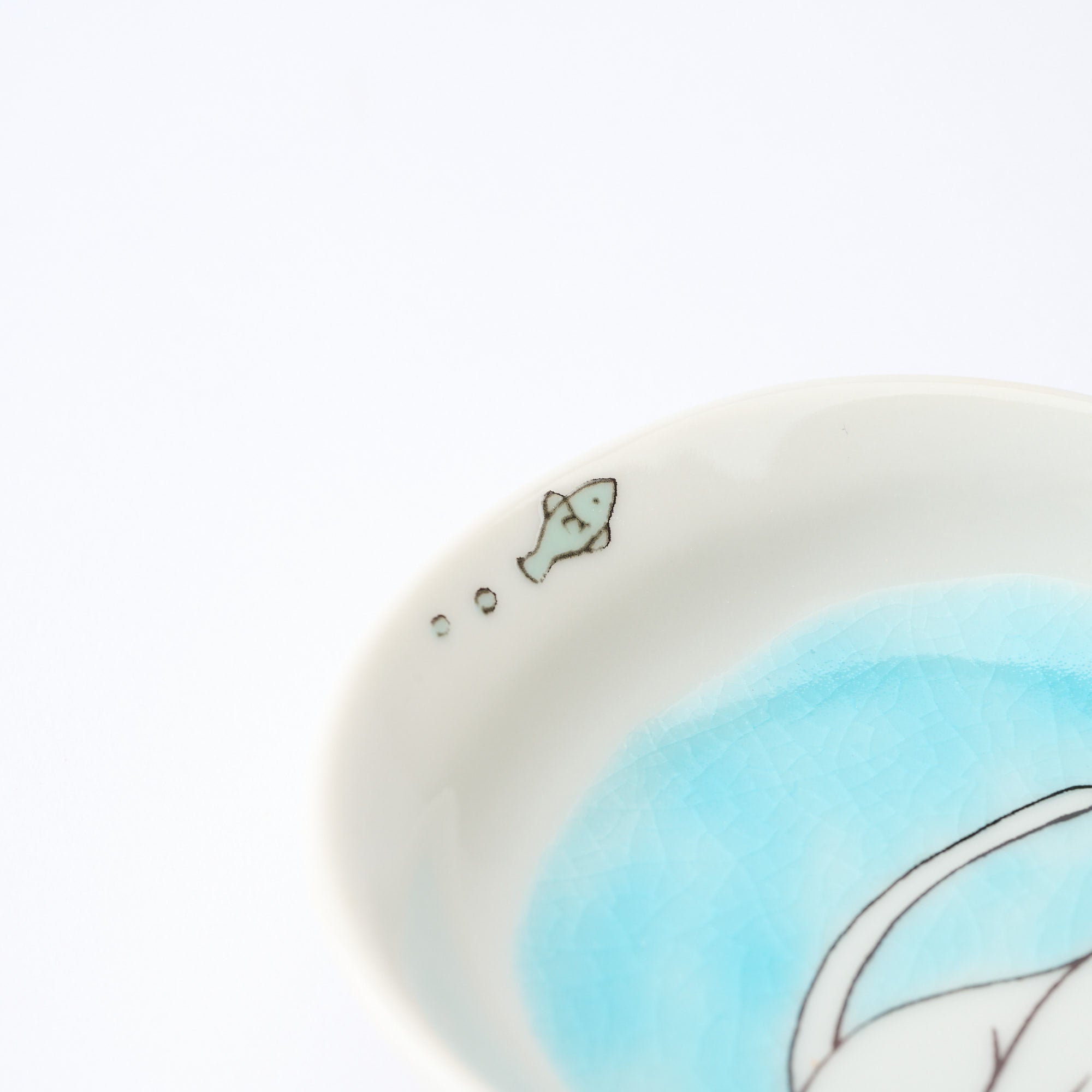 White Cat Pastel Side Plate Set - JAPAN KUTANI SHOP