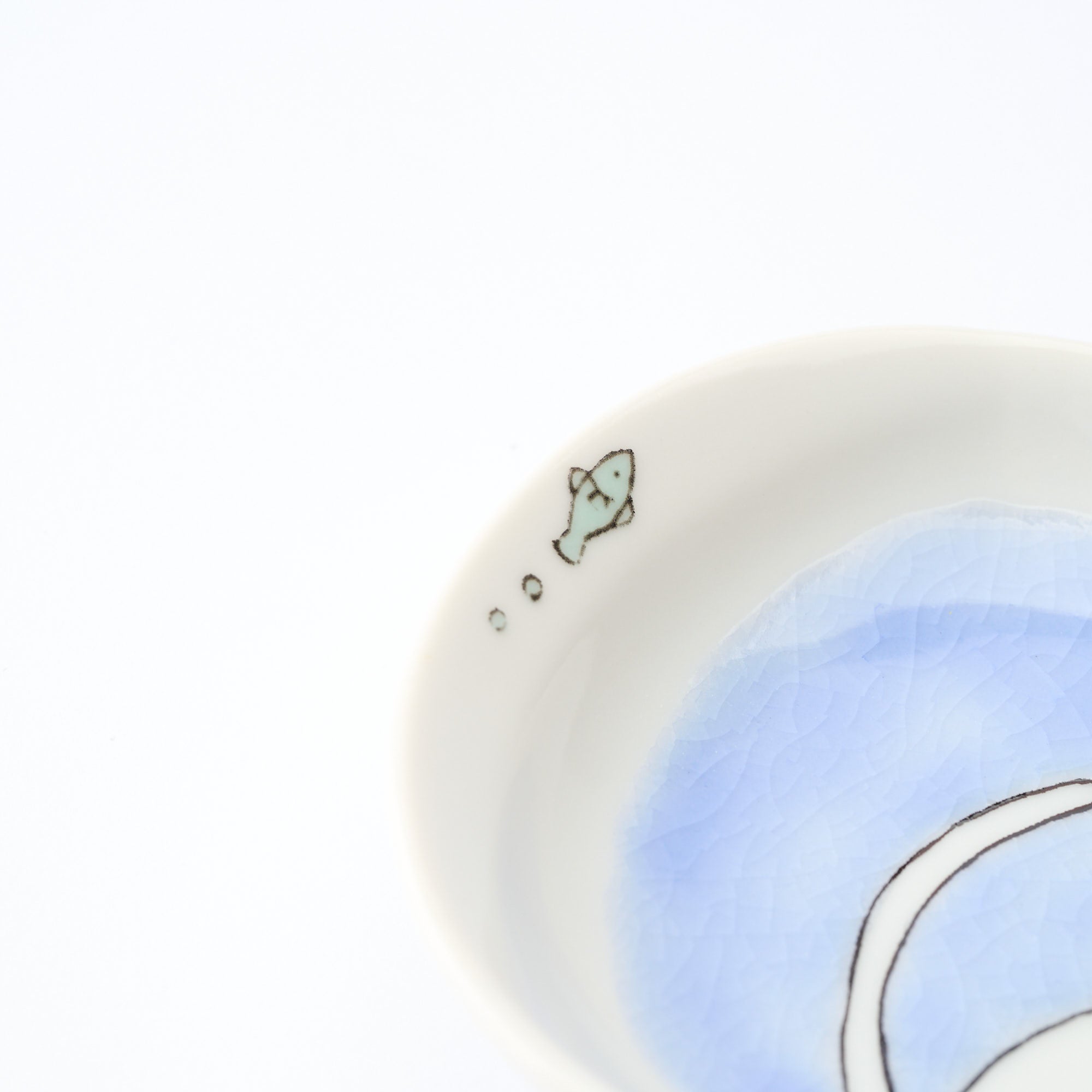 White Cat Pastel Side Plate Set - JAPAN KUTANI SHOP