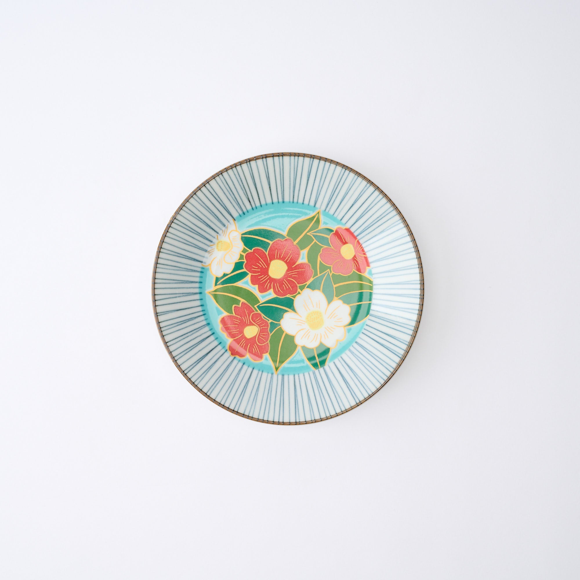 Joyful Flowers Side Plate Set - JAPAN KUTANI SHOP
