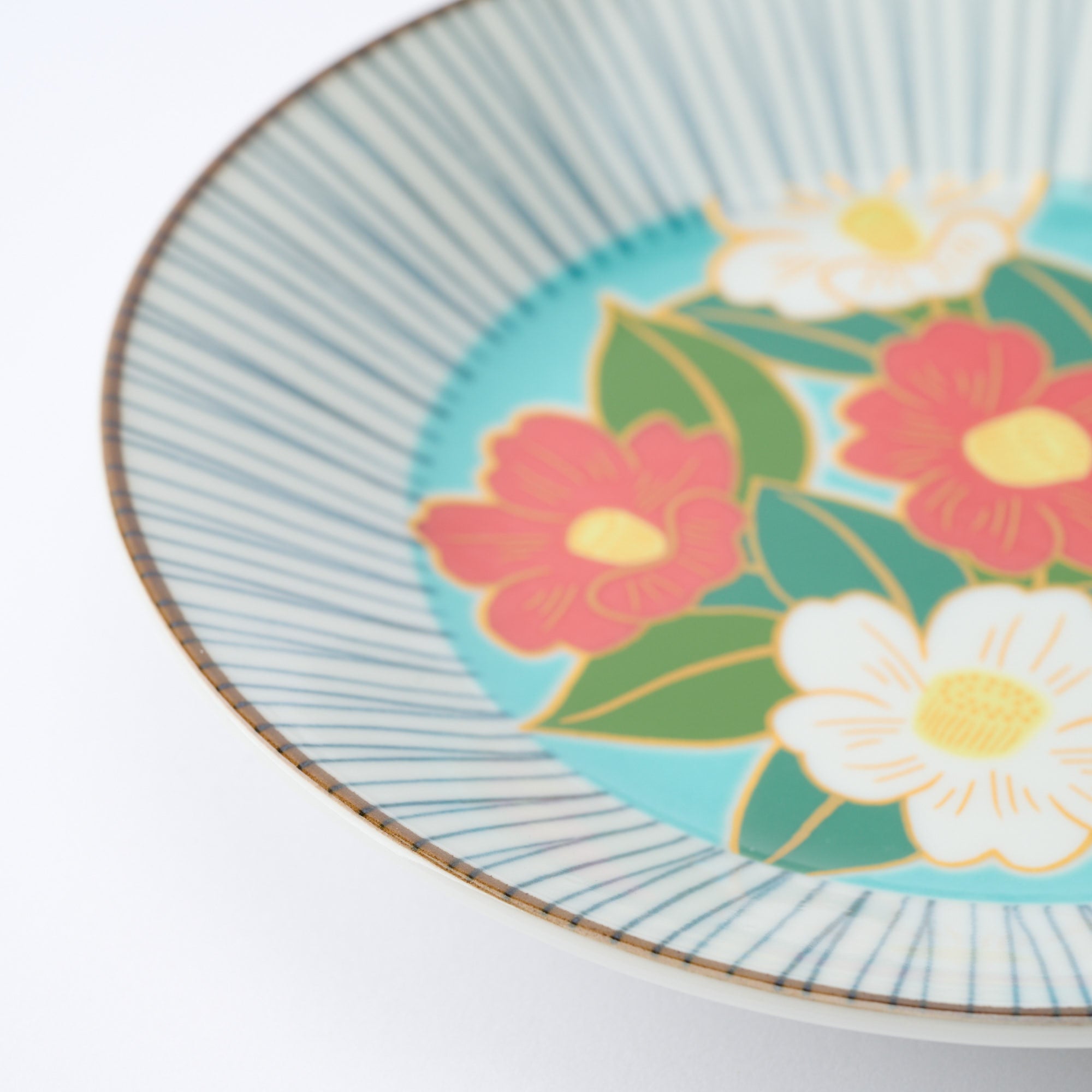 Joyful Flowers Side Plate Set - JAPAN KUTANI SHOP