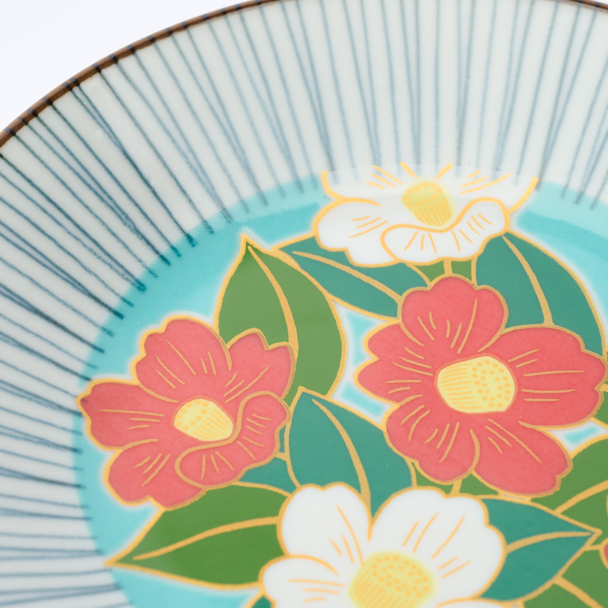 Joyful Flowers Side Plate Set - JAPAN KUTANI SHOP