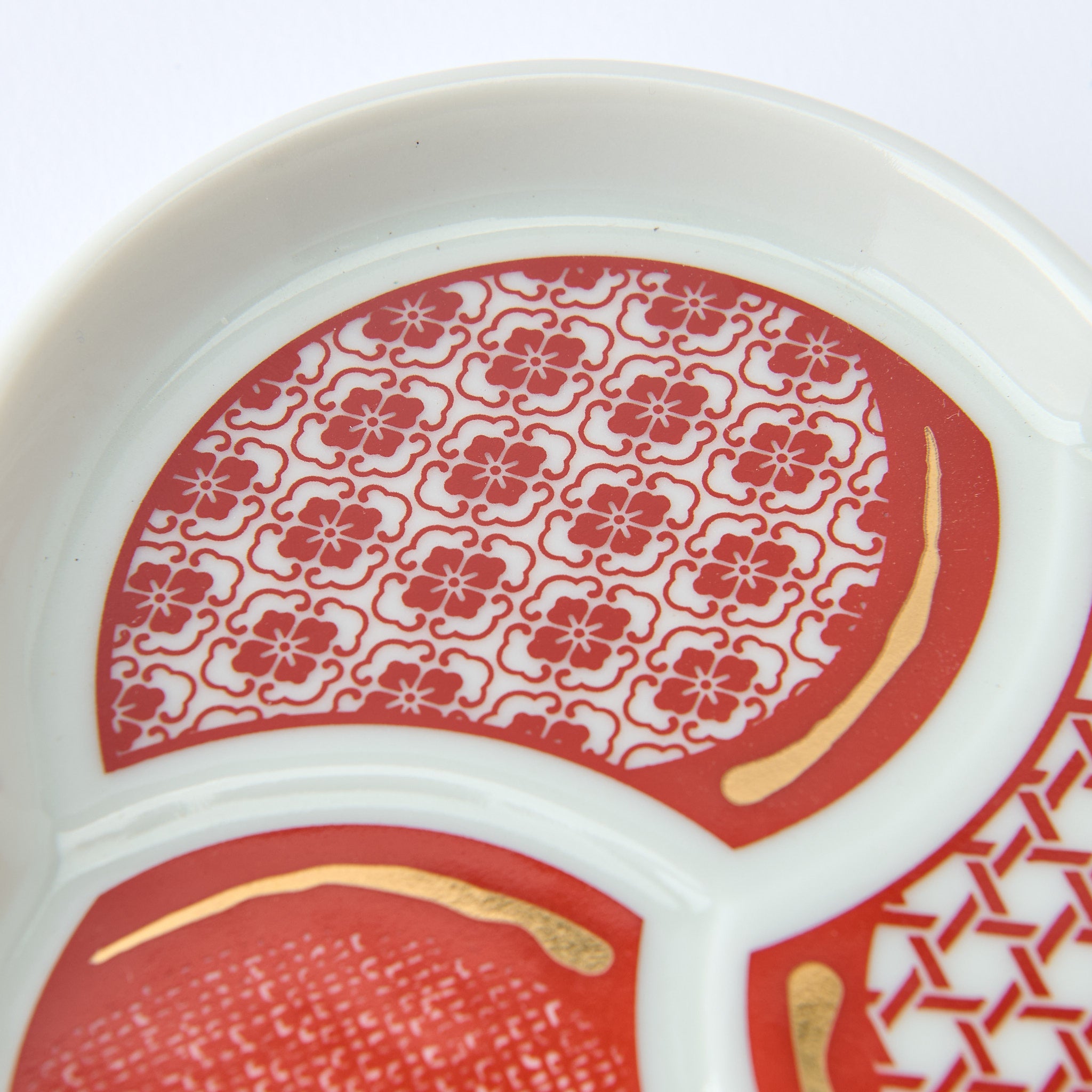 Auspicious Tomoe SIde Plate Set　 - JAPAN KUTANI SHOP