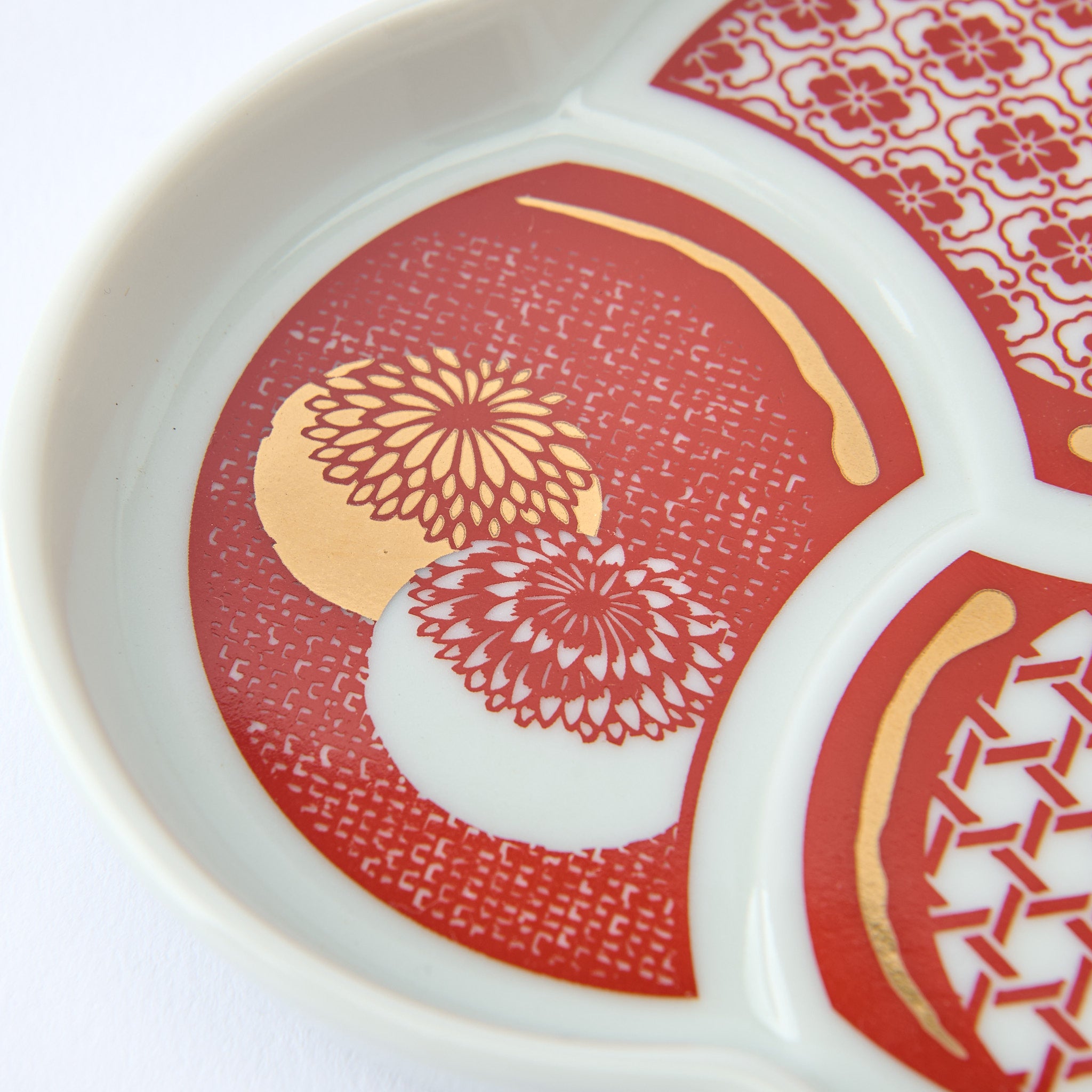 Auspicious Tomoe SIde Plate Set　 - JAPAN KUTANI SHOP