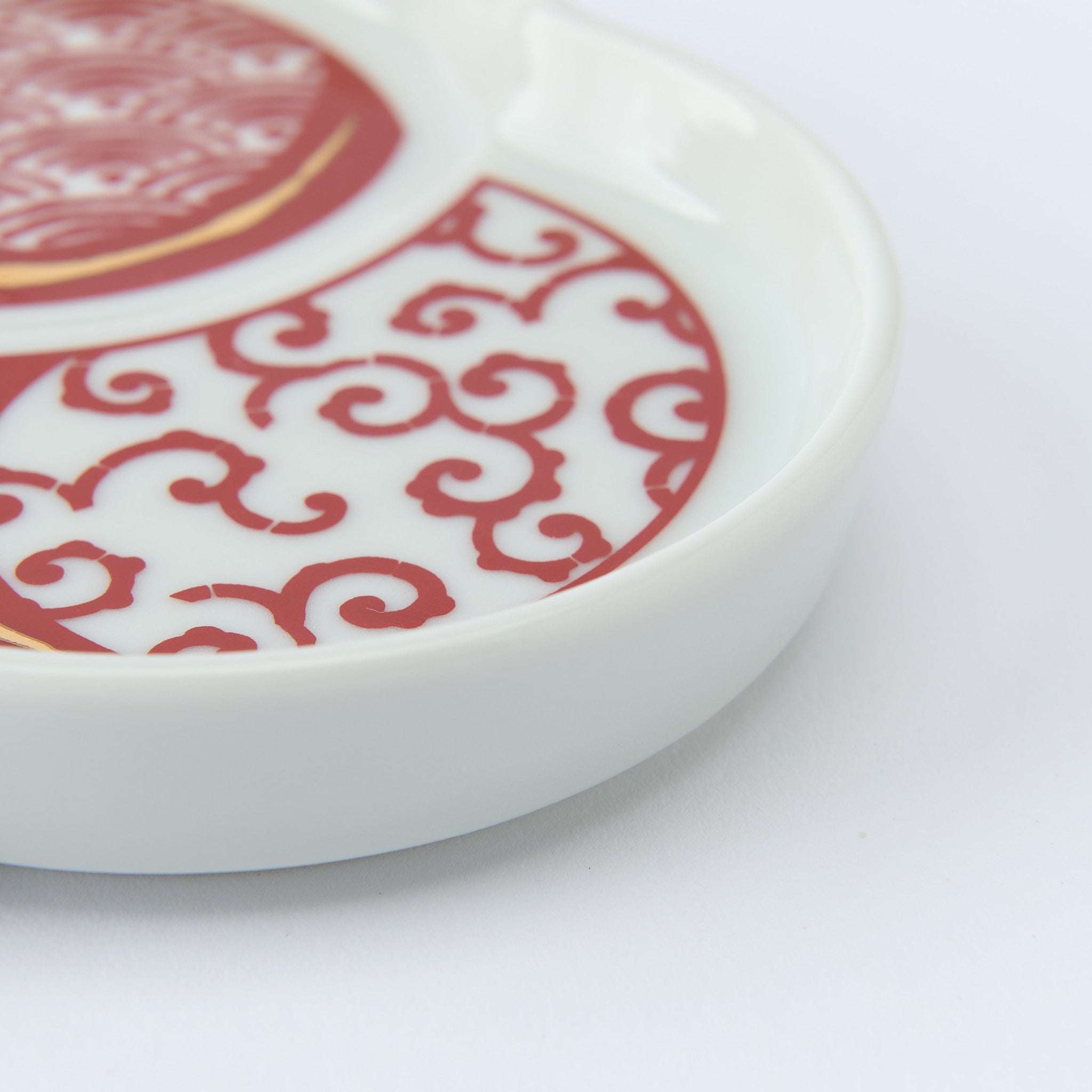 Auspicious Tomoe SIde Plate Set　 - JAPAN KUTANI SHOP