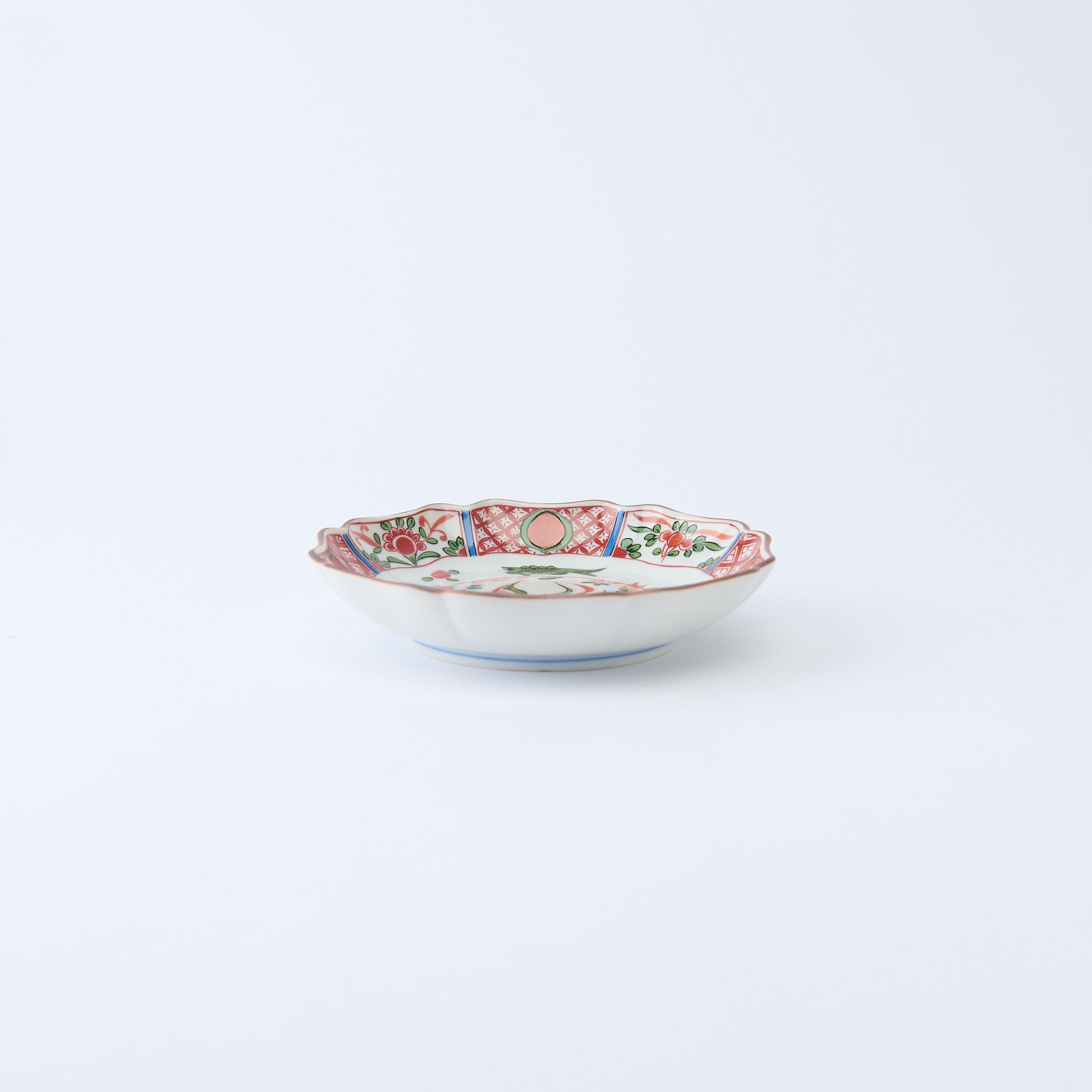 Akae Phoenix Side Plate Set　 - JAPAN KUTANI SHOP