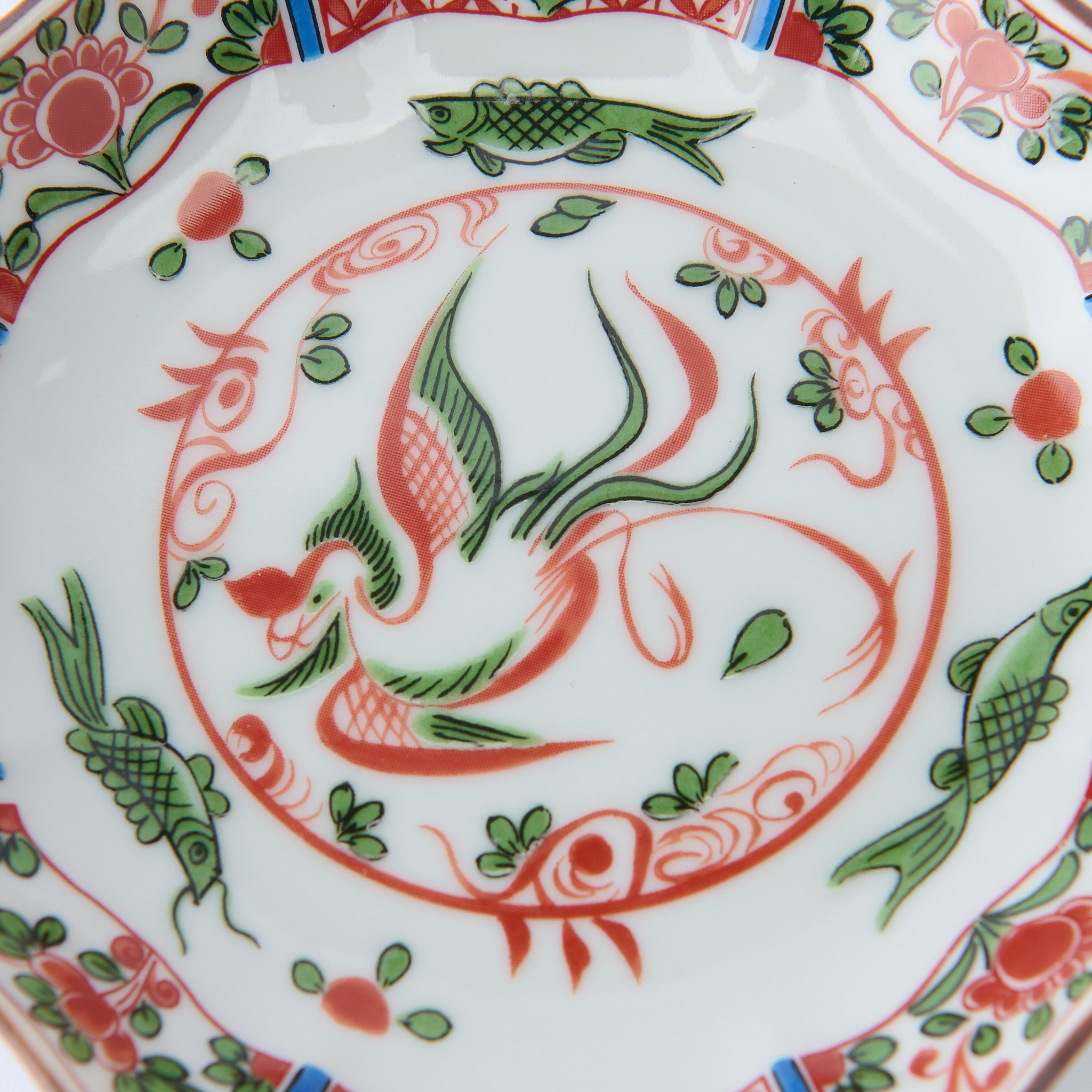 Akae Phoenix Side Plate Set　 - JAPAN KUTANI SHOP