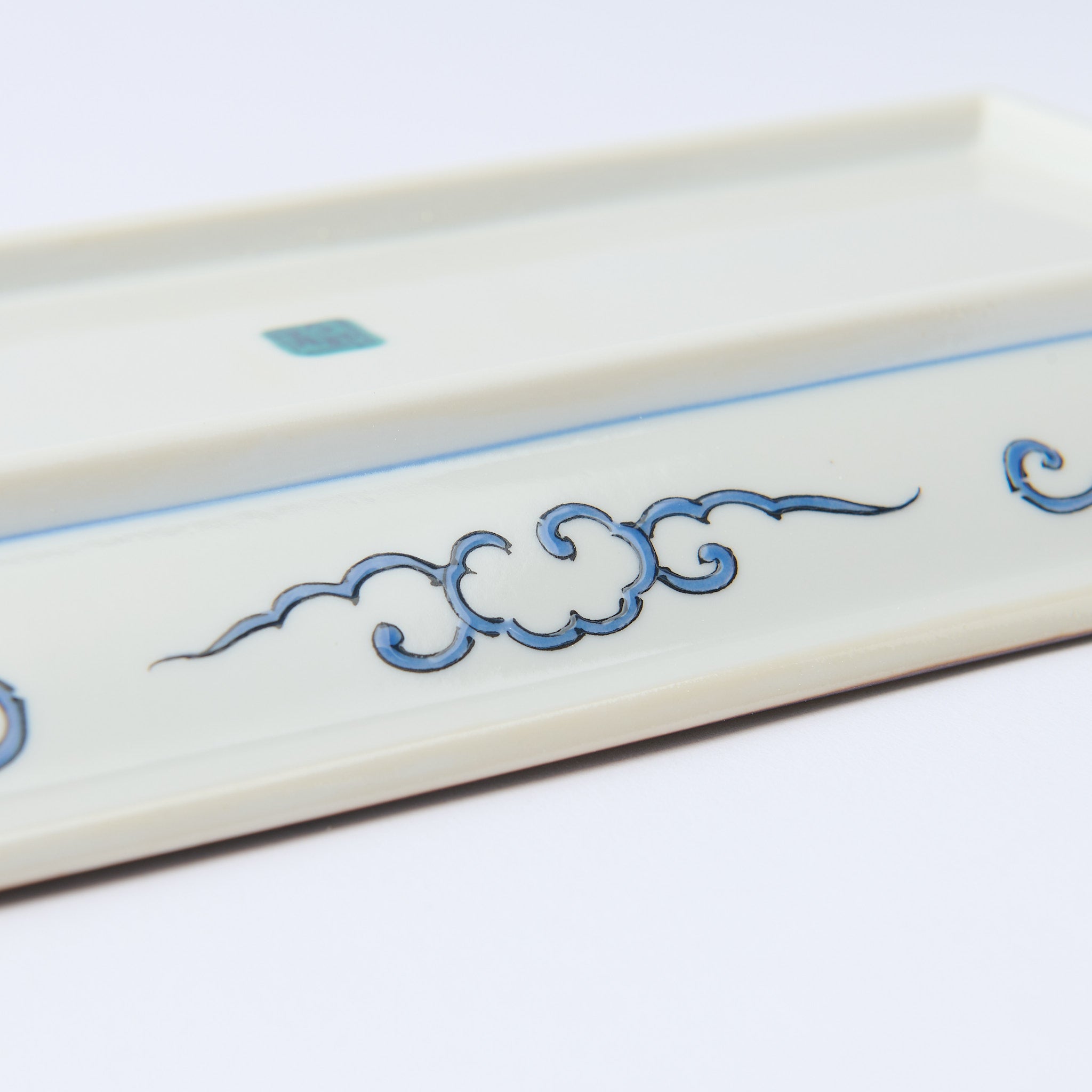 Yoshidaya Phoenix Design Rectangular Dinner Plate Set - JAPAN KUTANI SHOP