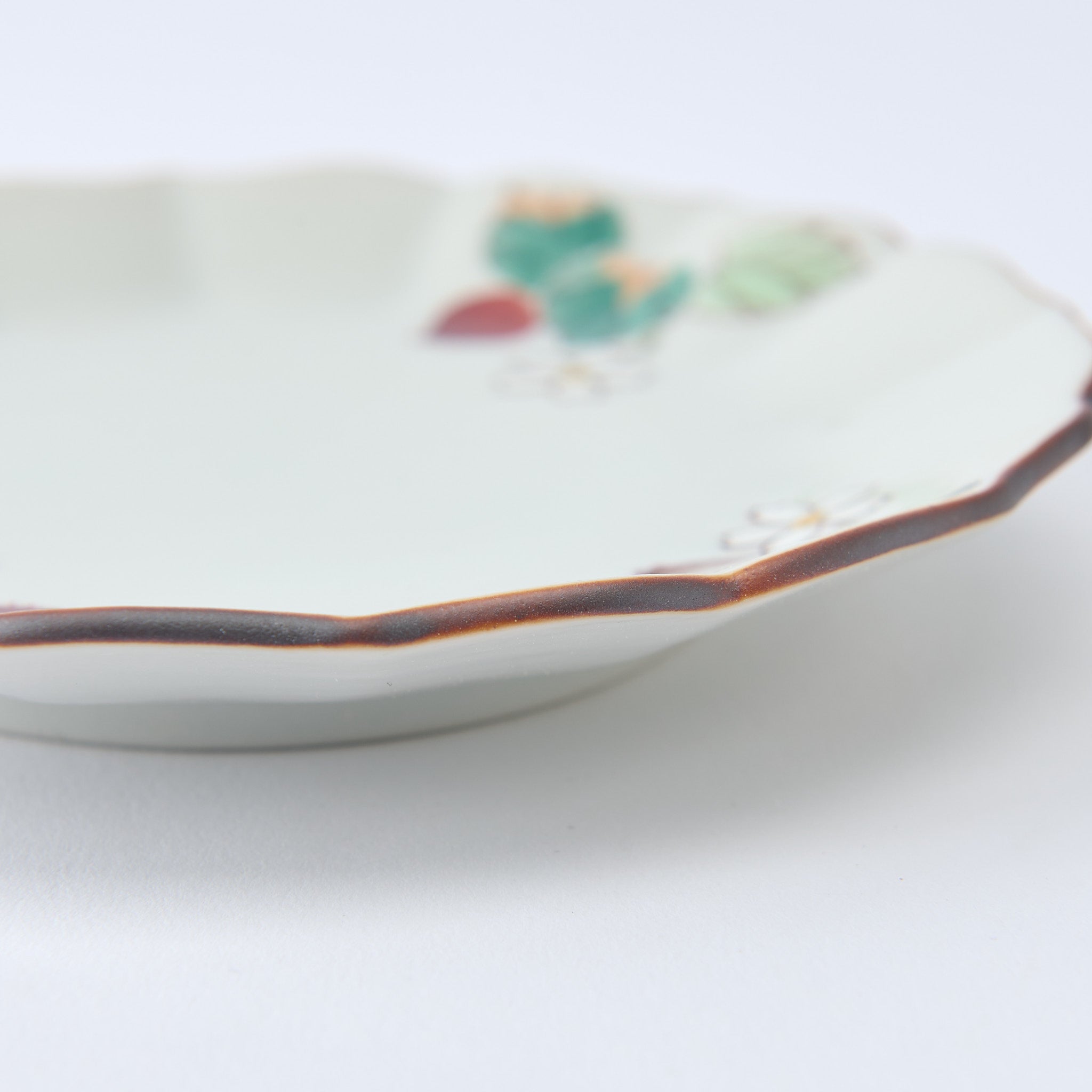 Strawberry Blossoms Side Plate Set - JAPAN KUTANI SHOP