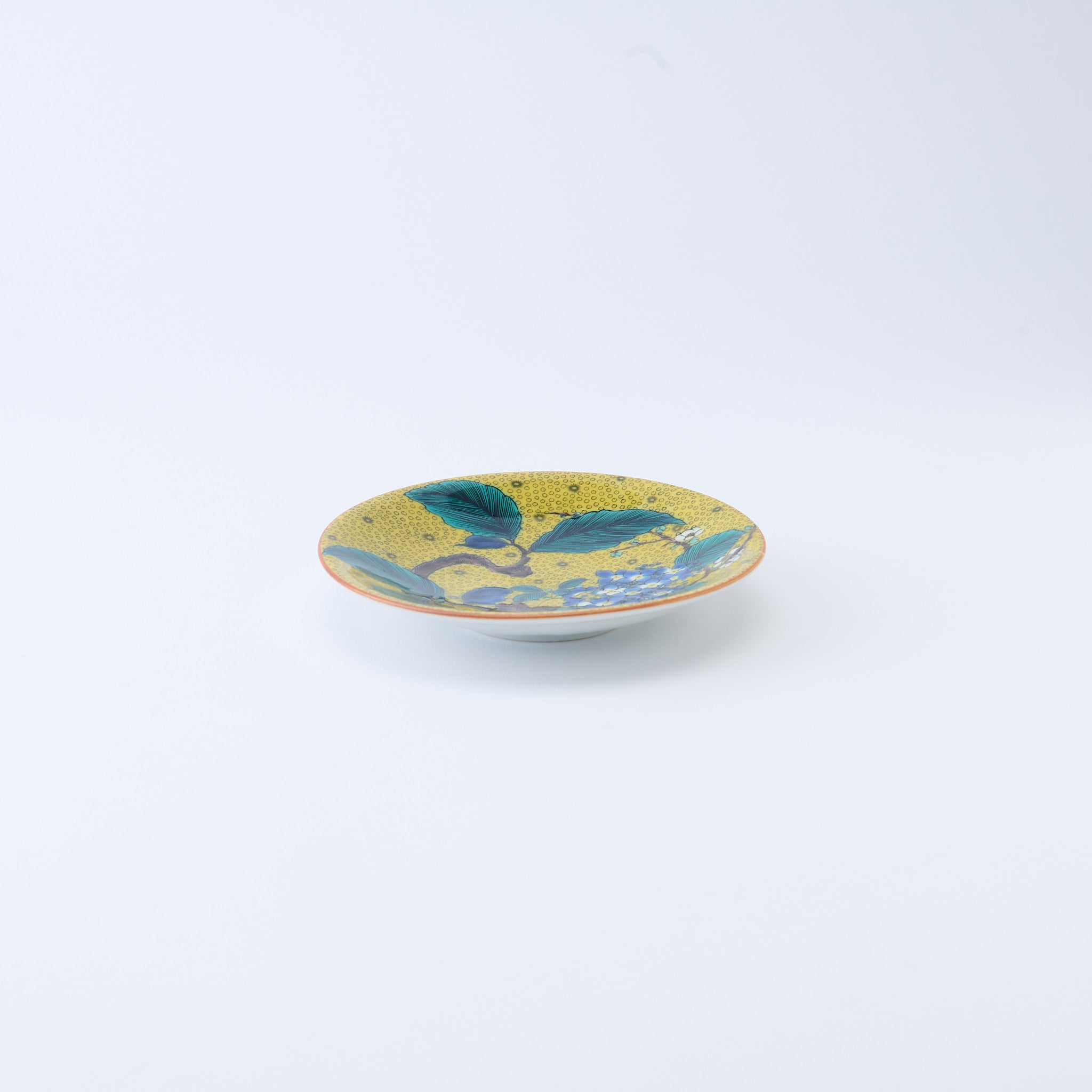 Yoshidaya Hydrangea Sauce Plate Set　 - JAPAN KUTANI SHOP