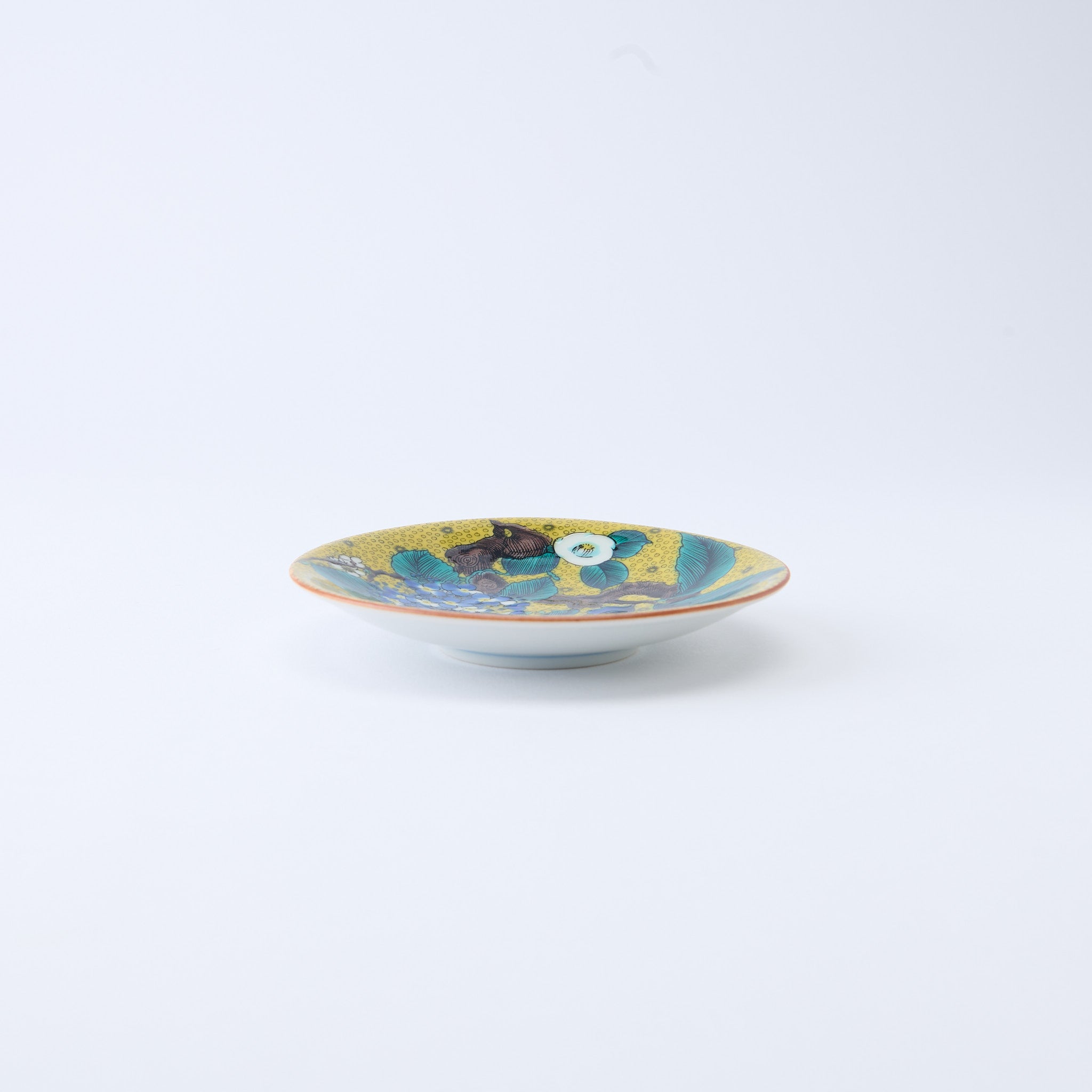 Yoshidaya Hydrangea Sauce Plate Set　 - JAPAN KUTANI SHOP