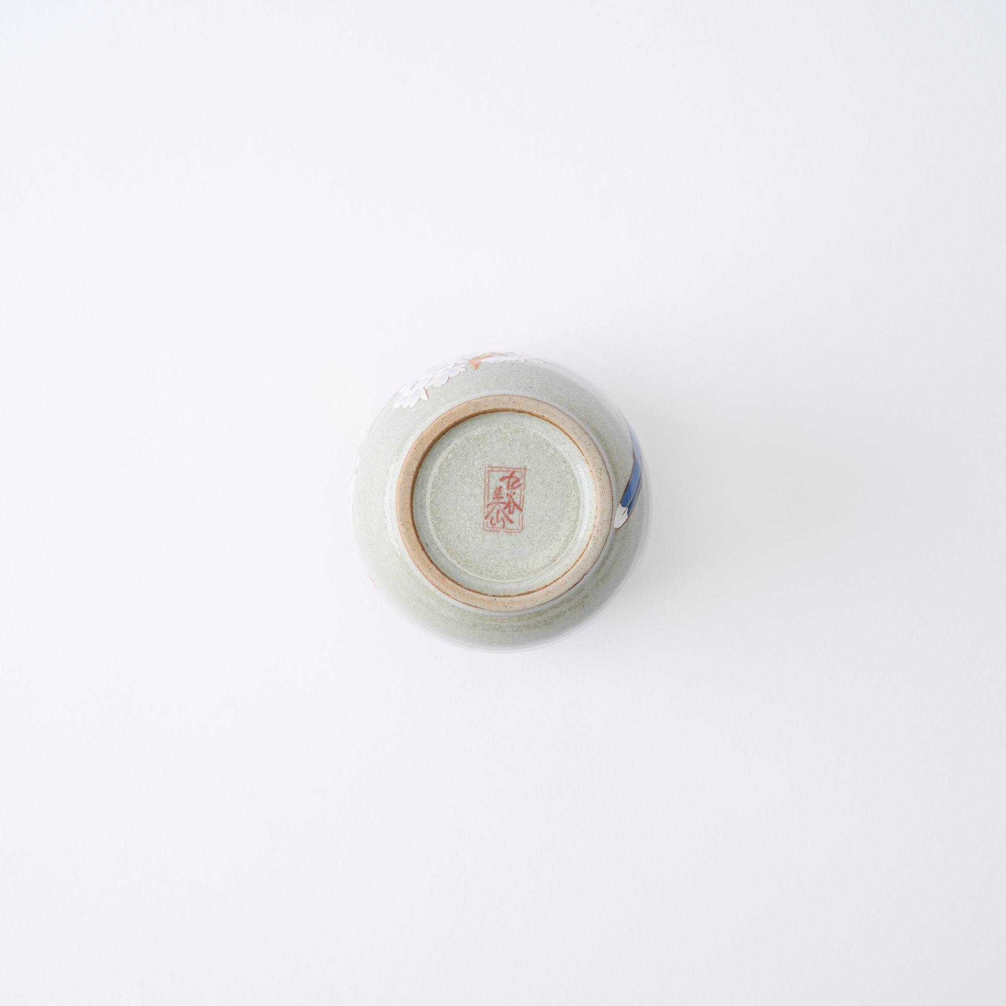 組湯呑 金箔山桜に鳥 - JAPAN KUTANI SHOP