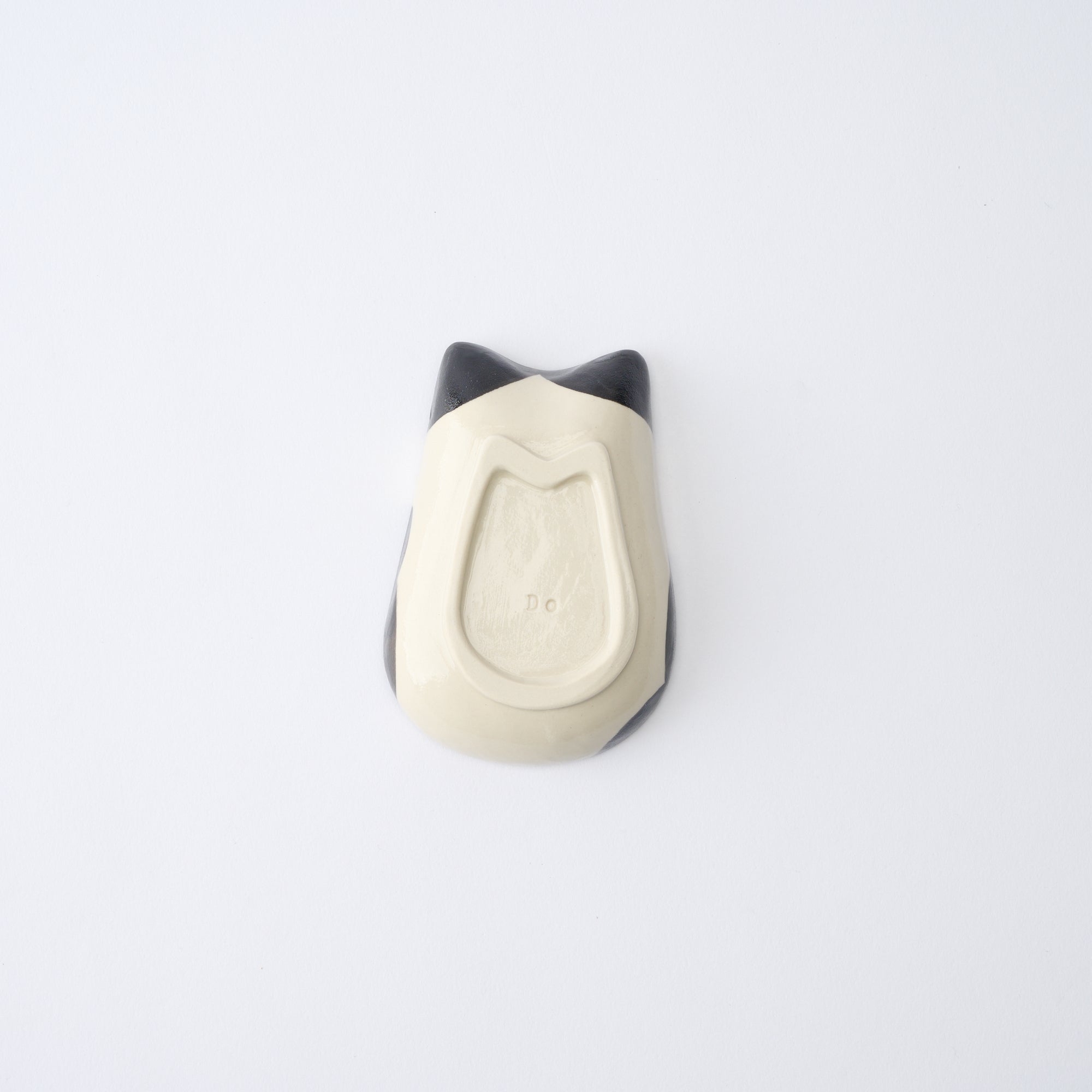 Cat Silhouette Sauce Plate　 - JAPAN KUTANI SHOP