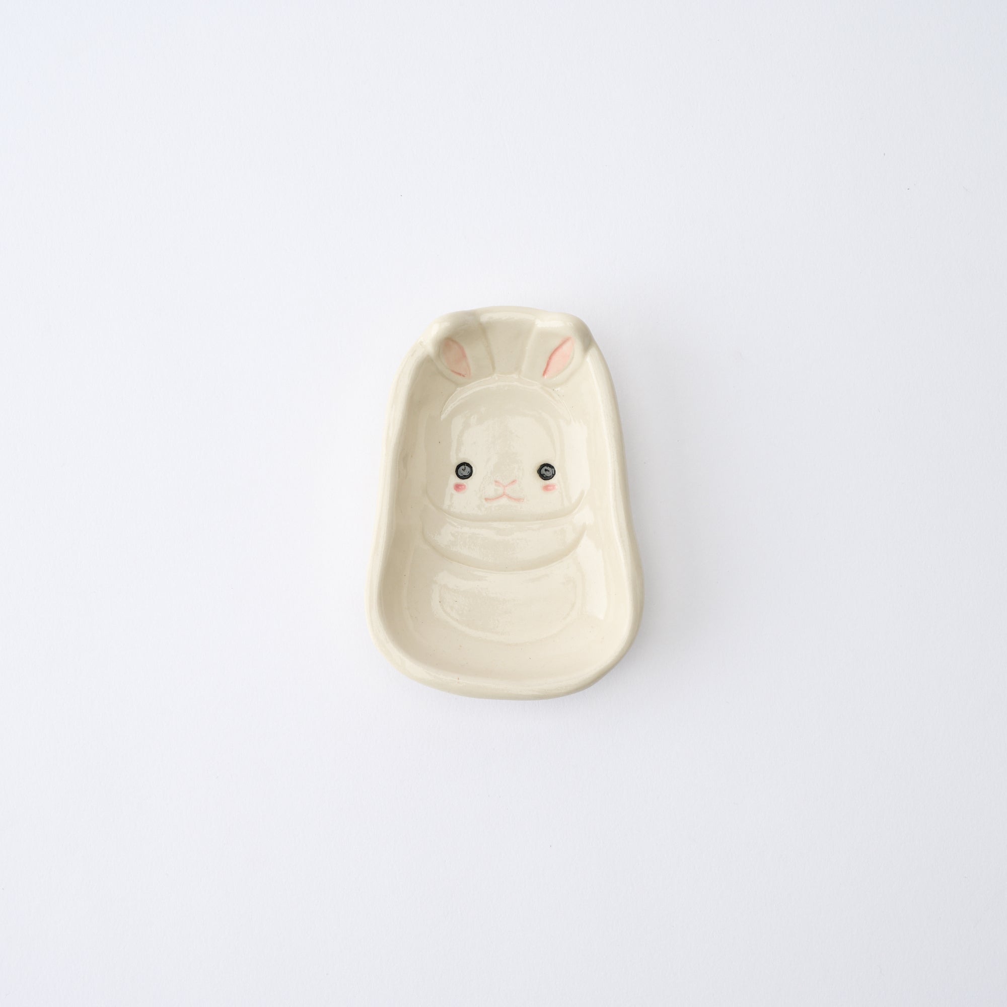 Rabbit Silhouette Sauce Plate - JAPAN KUTANI SHOP