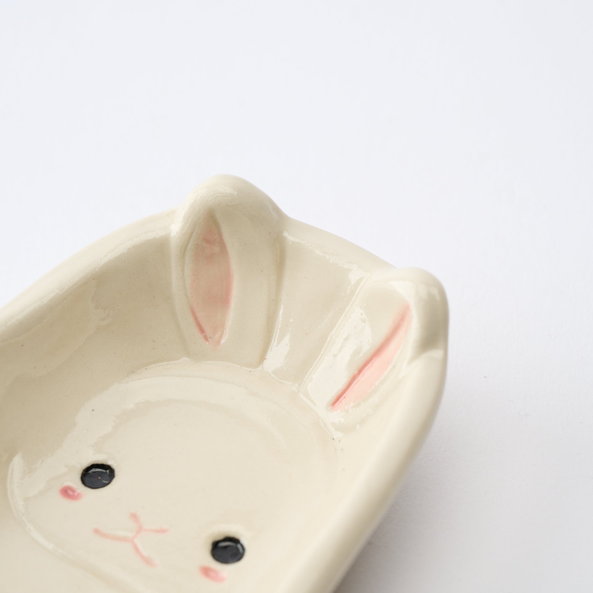 Rabbit Silhouette Sauce Plate - JAPAN KUTANI SHOP