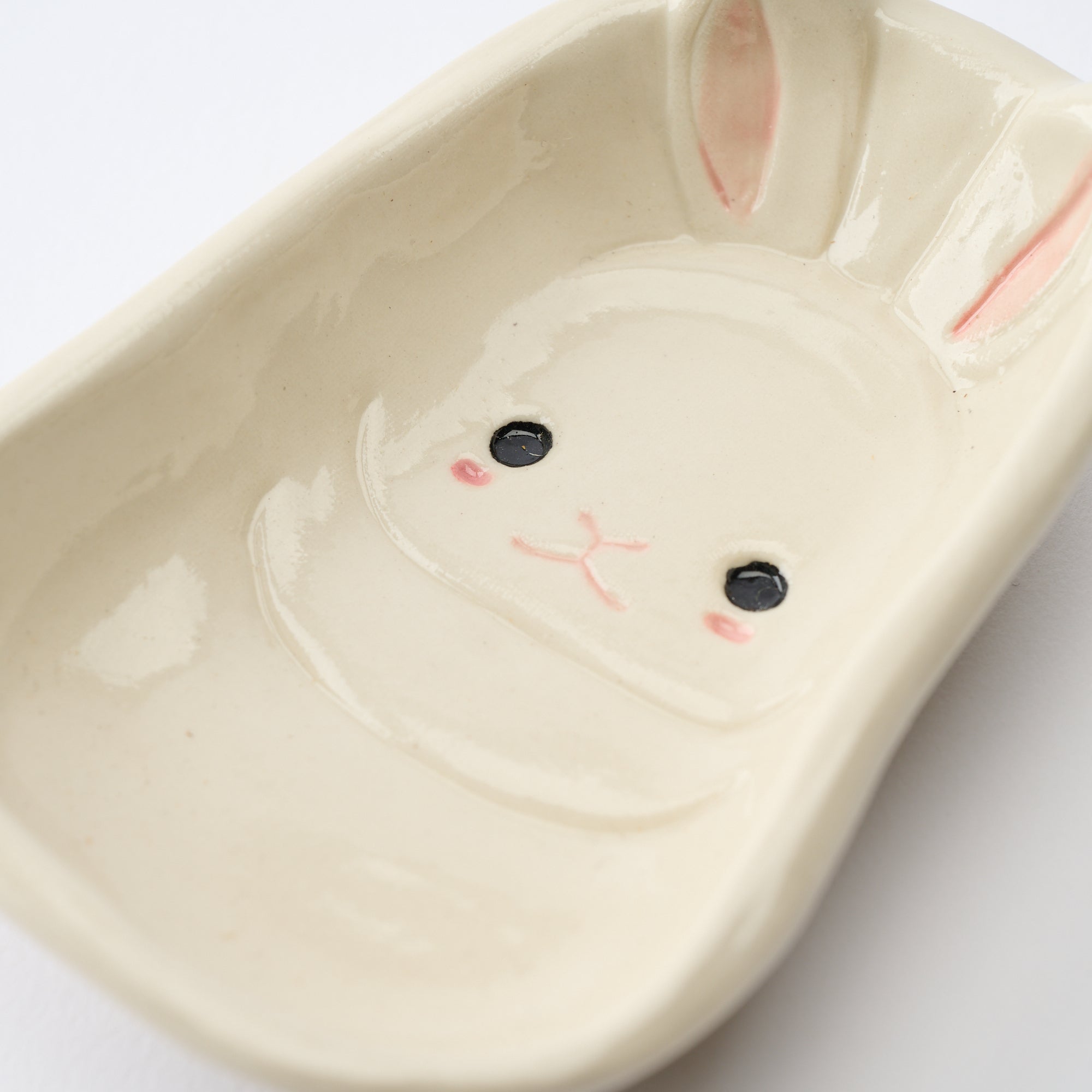 Rabbit Silhouette Sauce Plate - JAPAN KUTANI SHOP