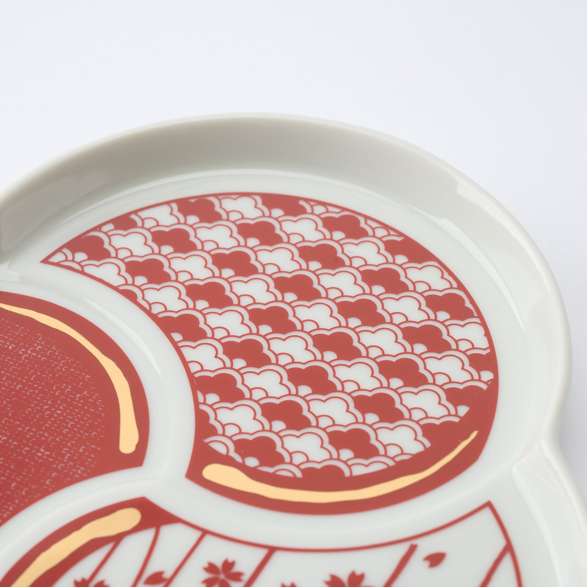Auspicious Tomoe Side Plate　 - JAPAN KUTANI SHOP