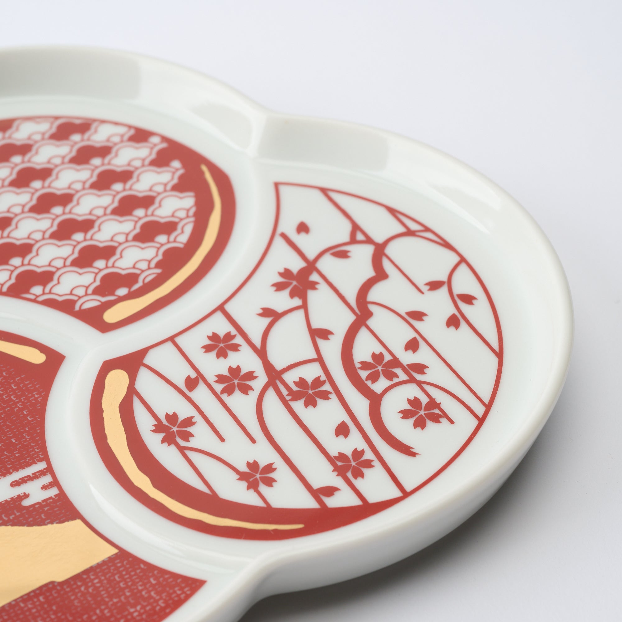 Auspicious Tomoe Side Plate　 - JAPAN KUTANI SHOP