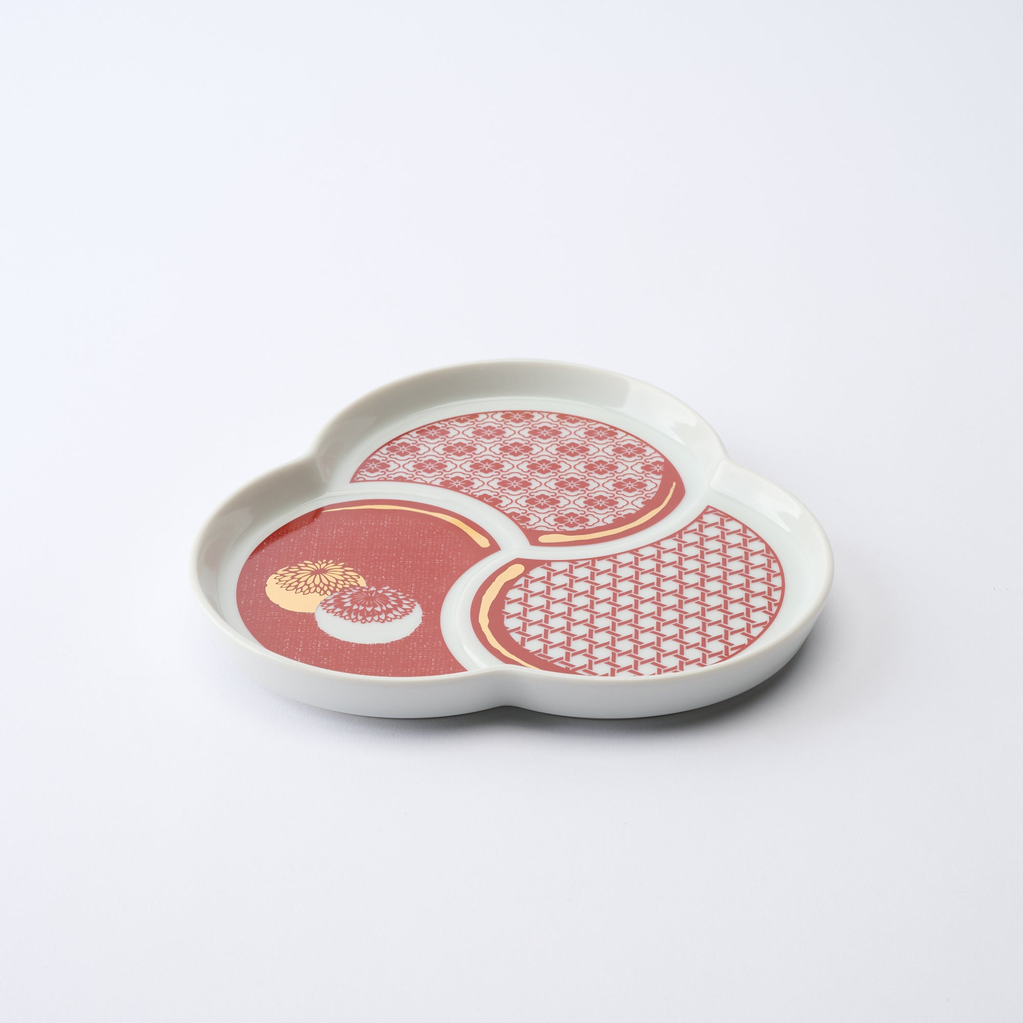 Auspicious Tomoe Side Plate　 - JAPAN KUTANI SHOP