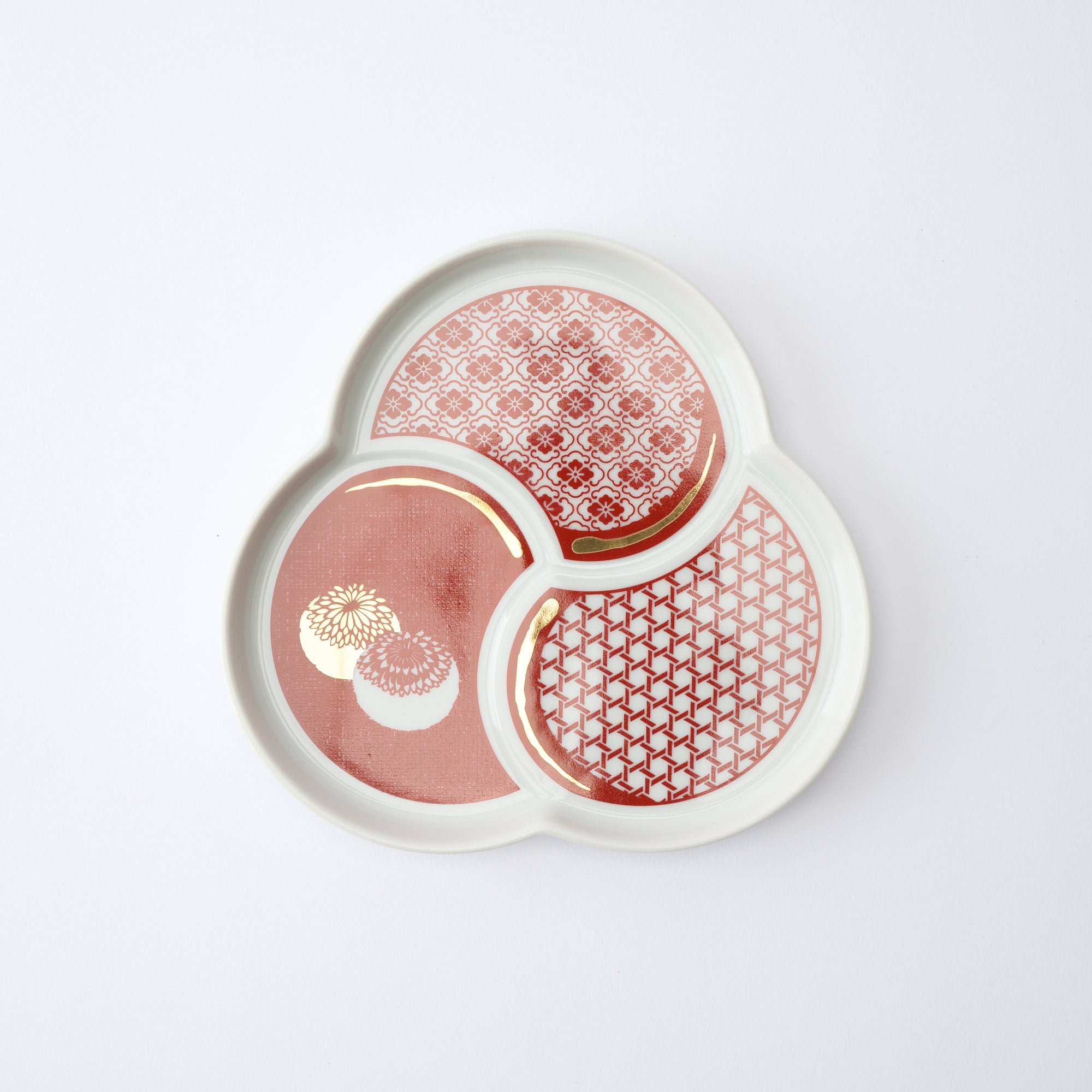 Auspicious Tomoe Side Plate　 - JAPAN KUTANI SHOP