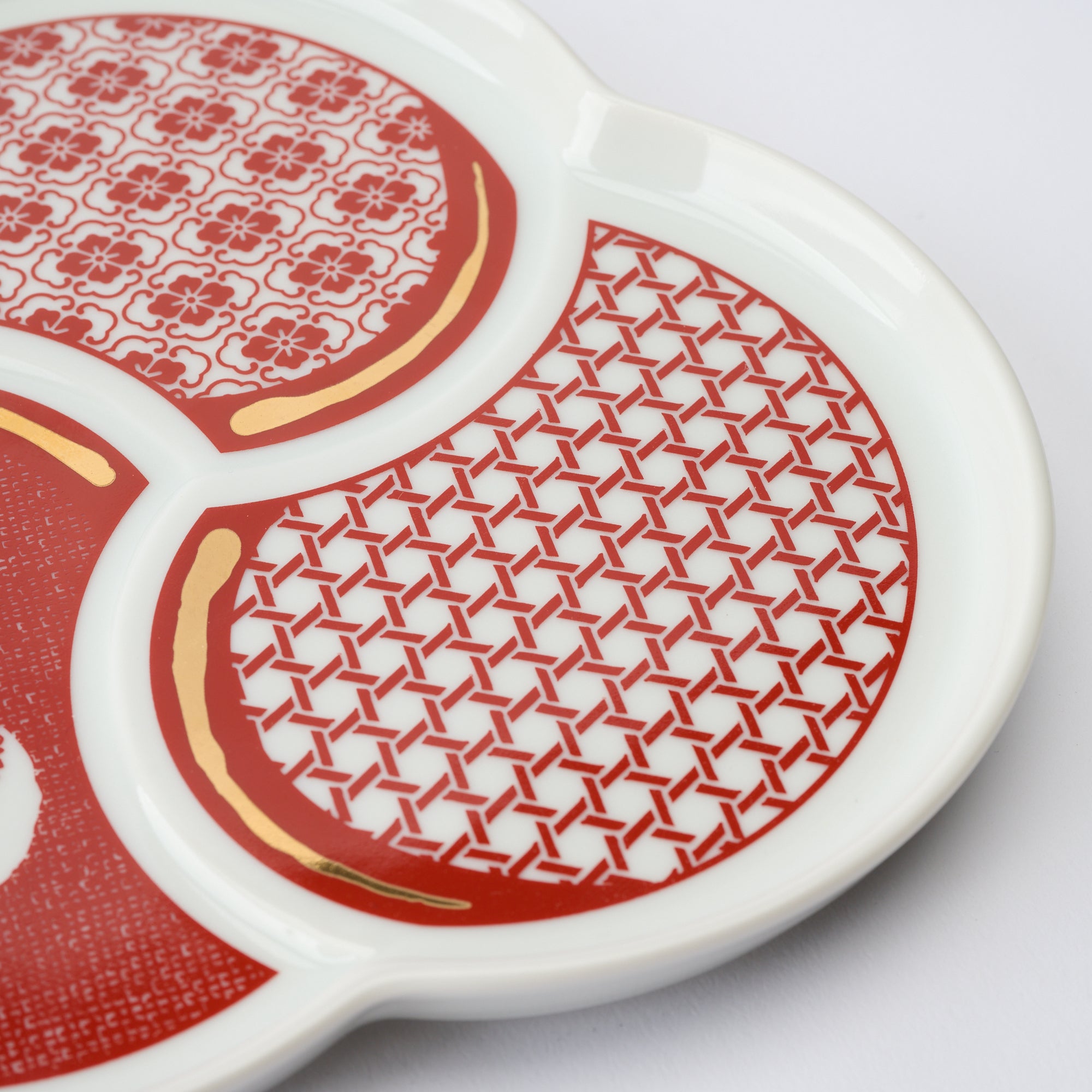 Auspicious Tomoe Side Plate　 - JAPAN KUTANI SHOP