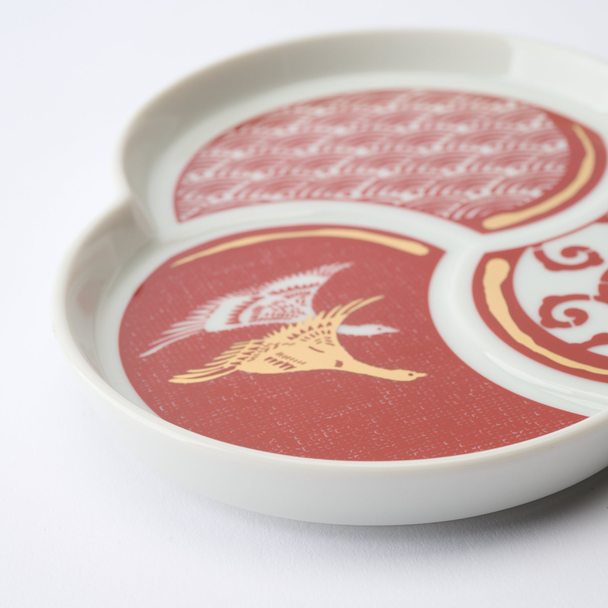Auspicious Tomoe Side Plate　 - JAPAN KUTANI SHOP