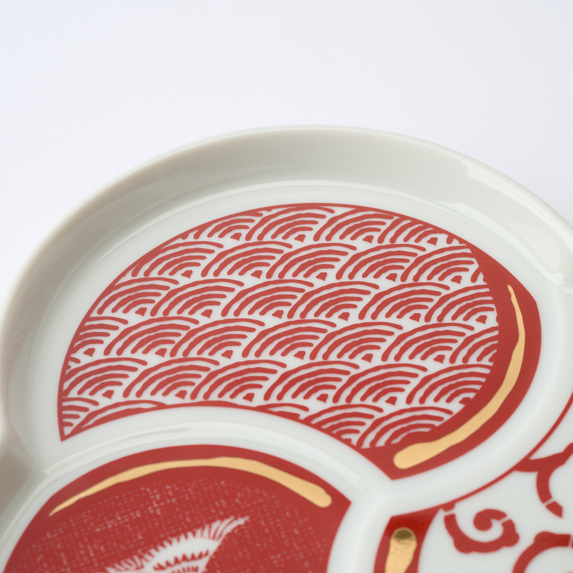 Auspicious Tomoe Side Plate　 - JAPAN KUTANI SHOP