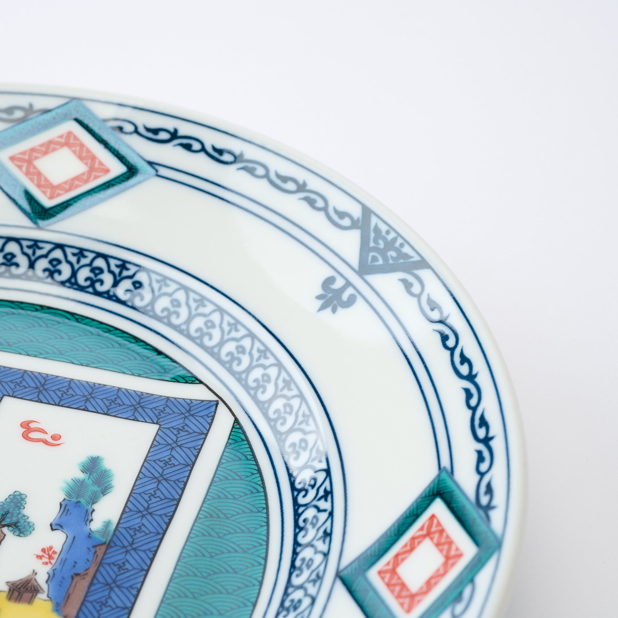 Ko-Kutani Flower and Bird Dinner Plate - JAPAN KUTANI SHOP
