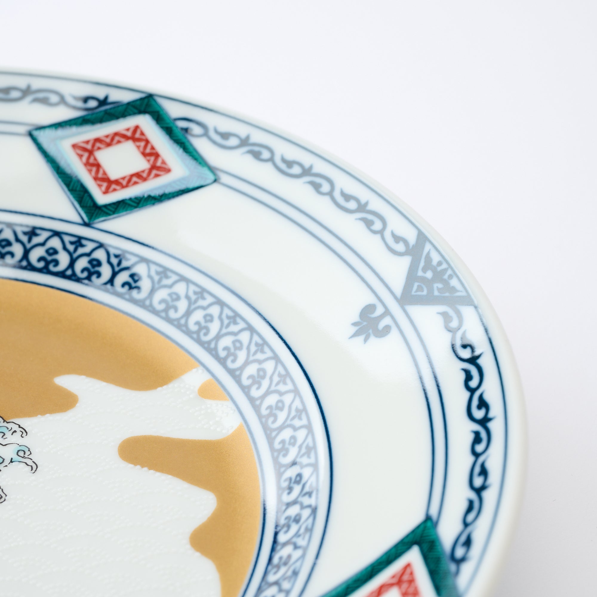 Ko-Kutani Great Wave Dinner Plate - JAPAN KUTANI SHOP