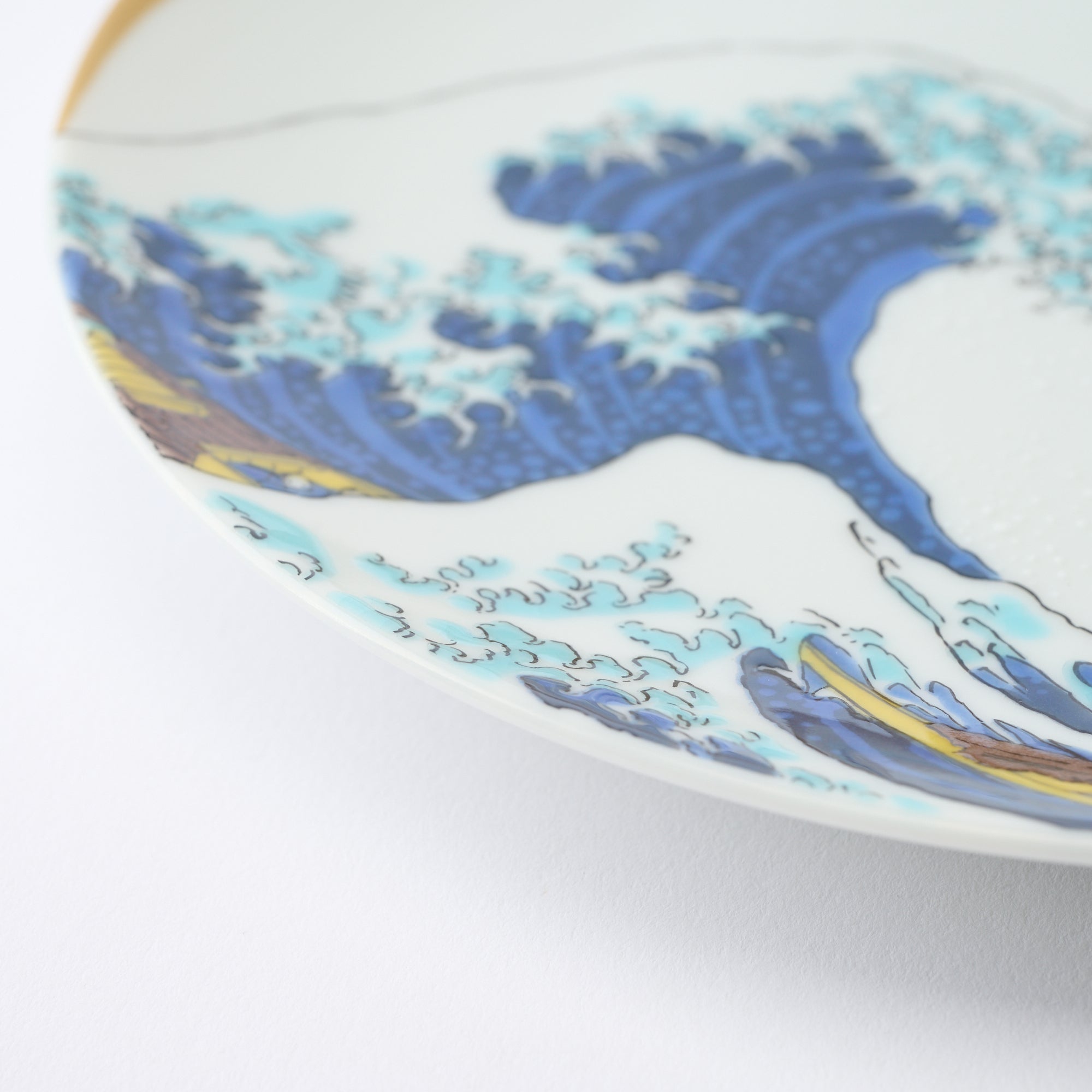 Traditional Japanese Art Side Plate - JAPAN KUTANI SHOP