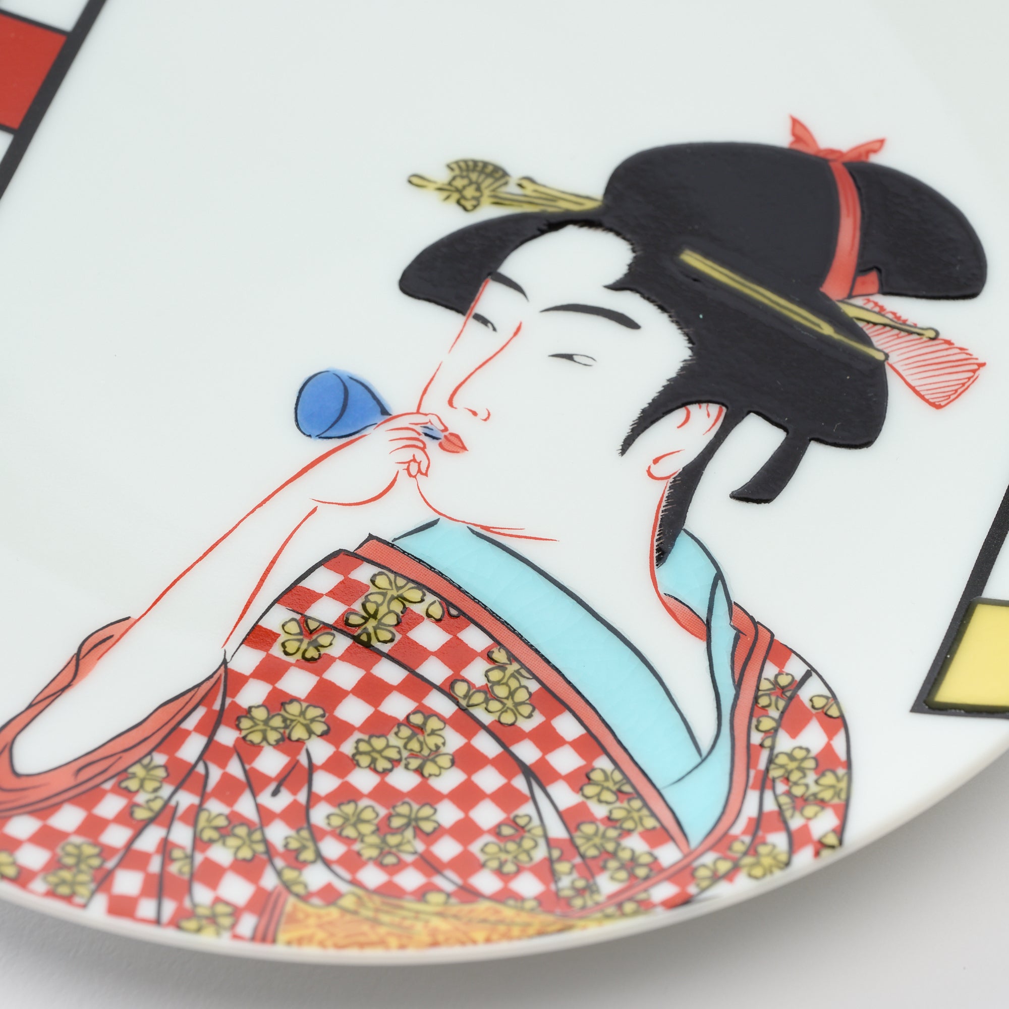 Traditional Japanese Art Side Plate - JAPAN KUTANI SHOP