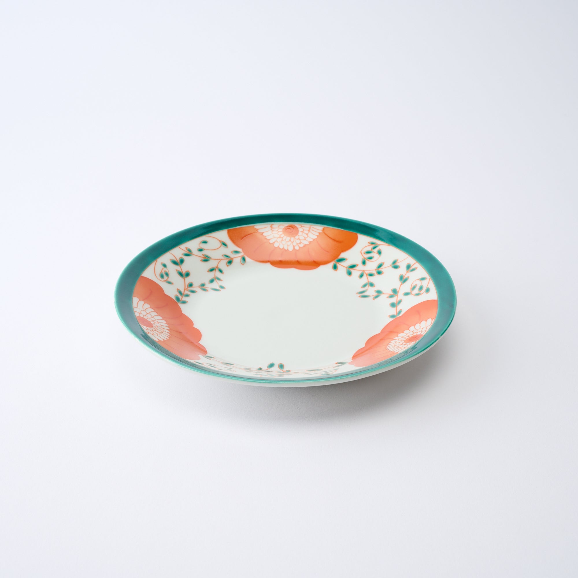 Flower Garland Side Plate　 - JAPAN KUTANI SHOP