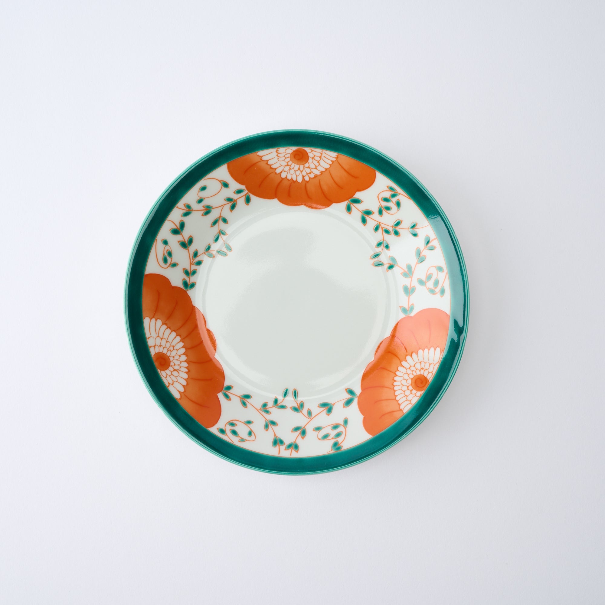 Flower Garland Side Plate　 - JAPAN KUTANI SHOP
