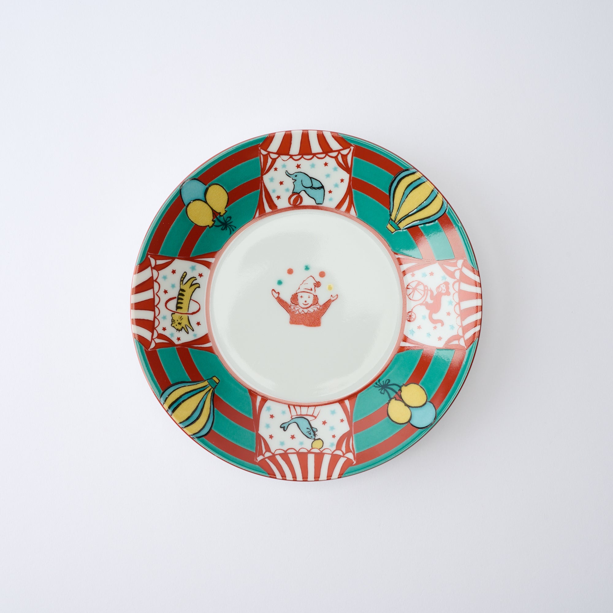 Circus Parade Side Plate - JAPAN KUTANI SHOP