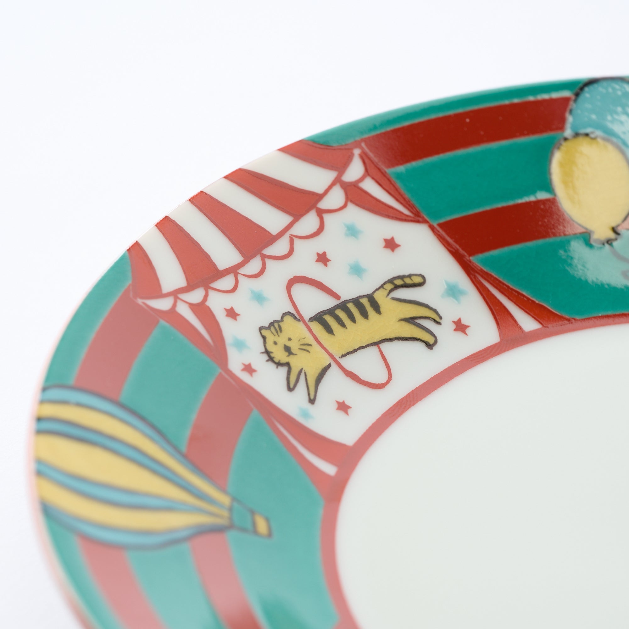 Circus Parade Side Plate - JAPAN KUTANI SHOP
