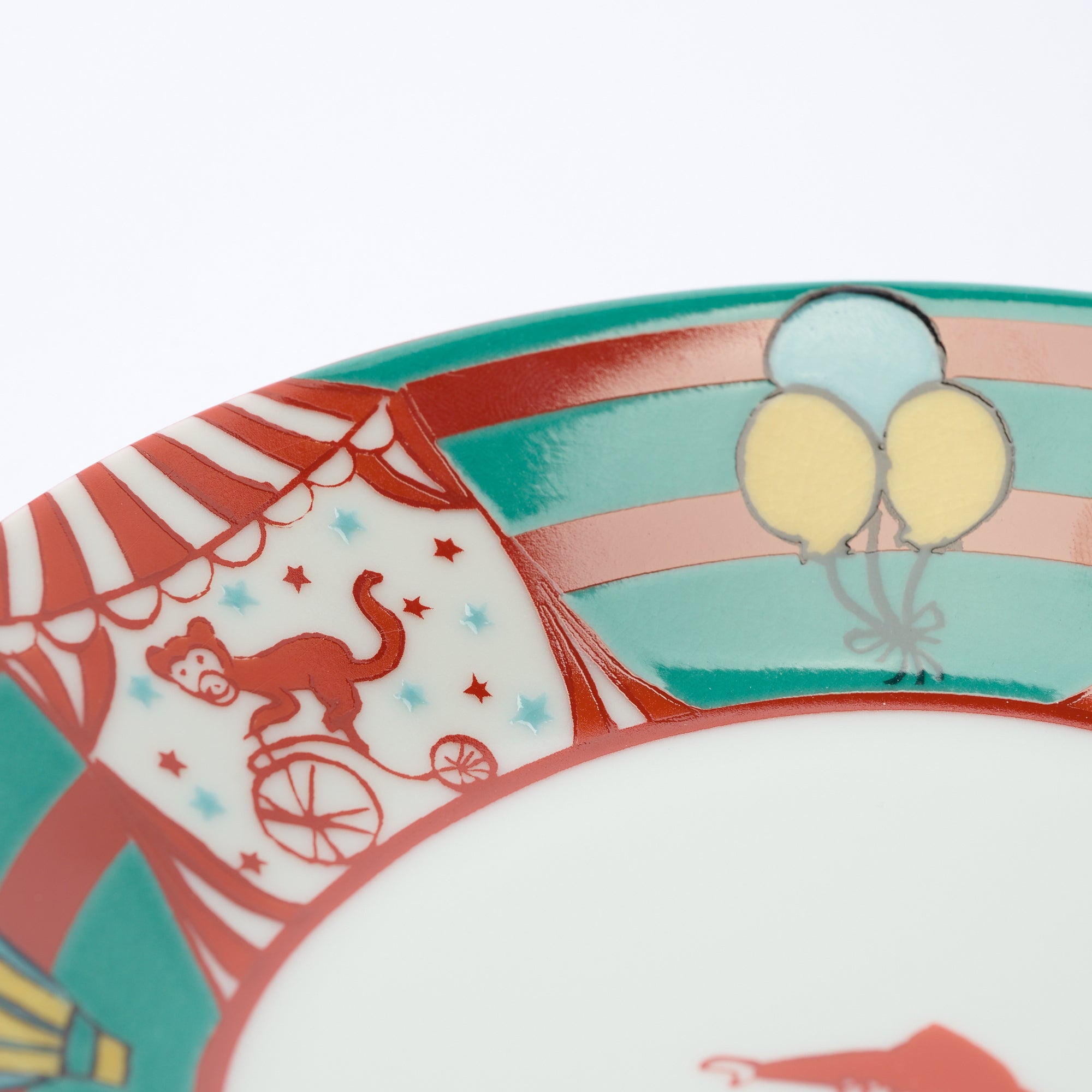 Circus Parade Side Plate - JAPAN KUTANI SHOP