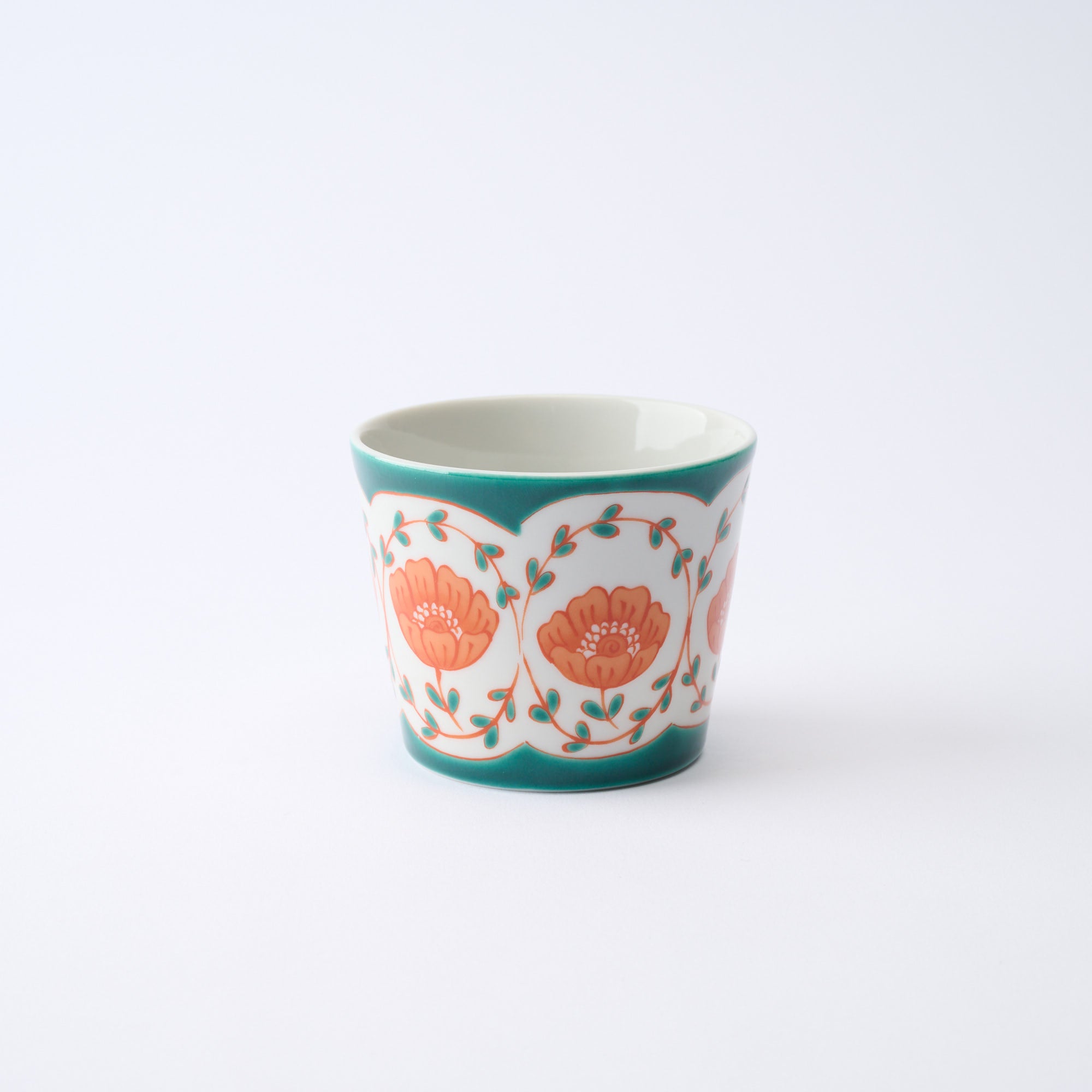 そばちょこ　色絵花並べ - JAPAN KUTANI SHOP