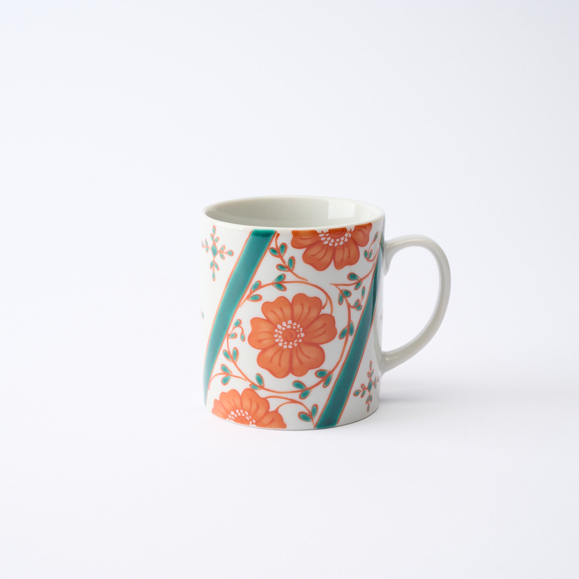 マグカップ　色絵花並べ - JAPAN KUTANI SHOP