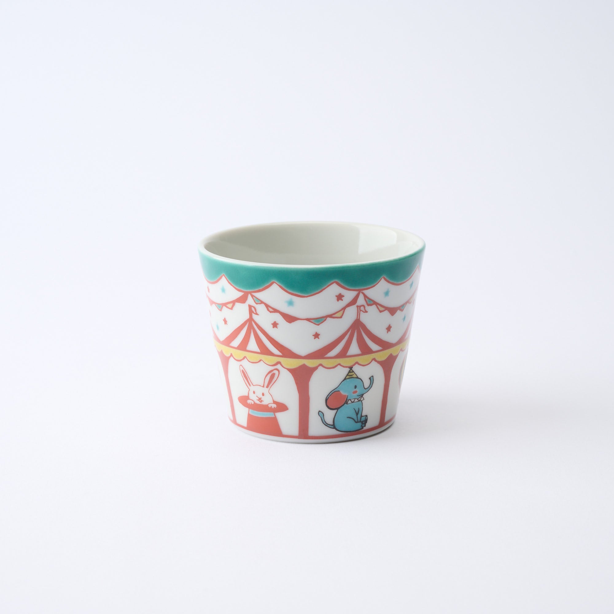 そばちょこ　色絵サーカス - JAPAN KUTANI SHOP
