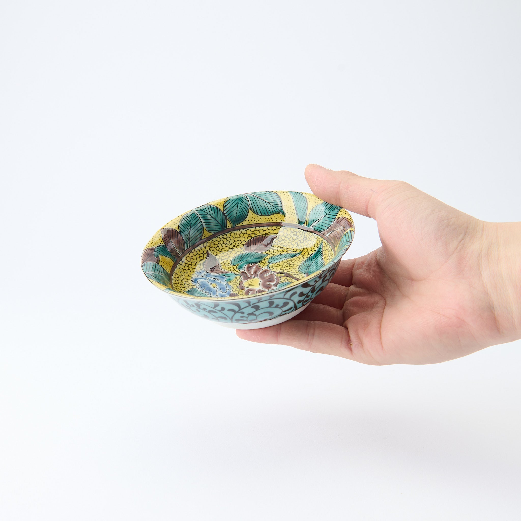 Yoshidaya Florals Kobachi Small Bowl Set - JAPAN KUTANI SHOP