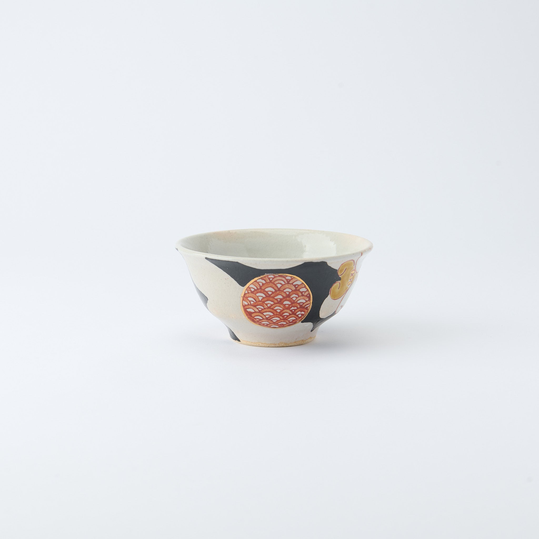 Blossom Crest Rice Bowl Pair - JAPAN KUTANI SHOP