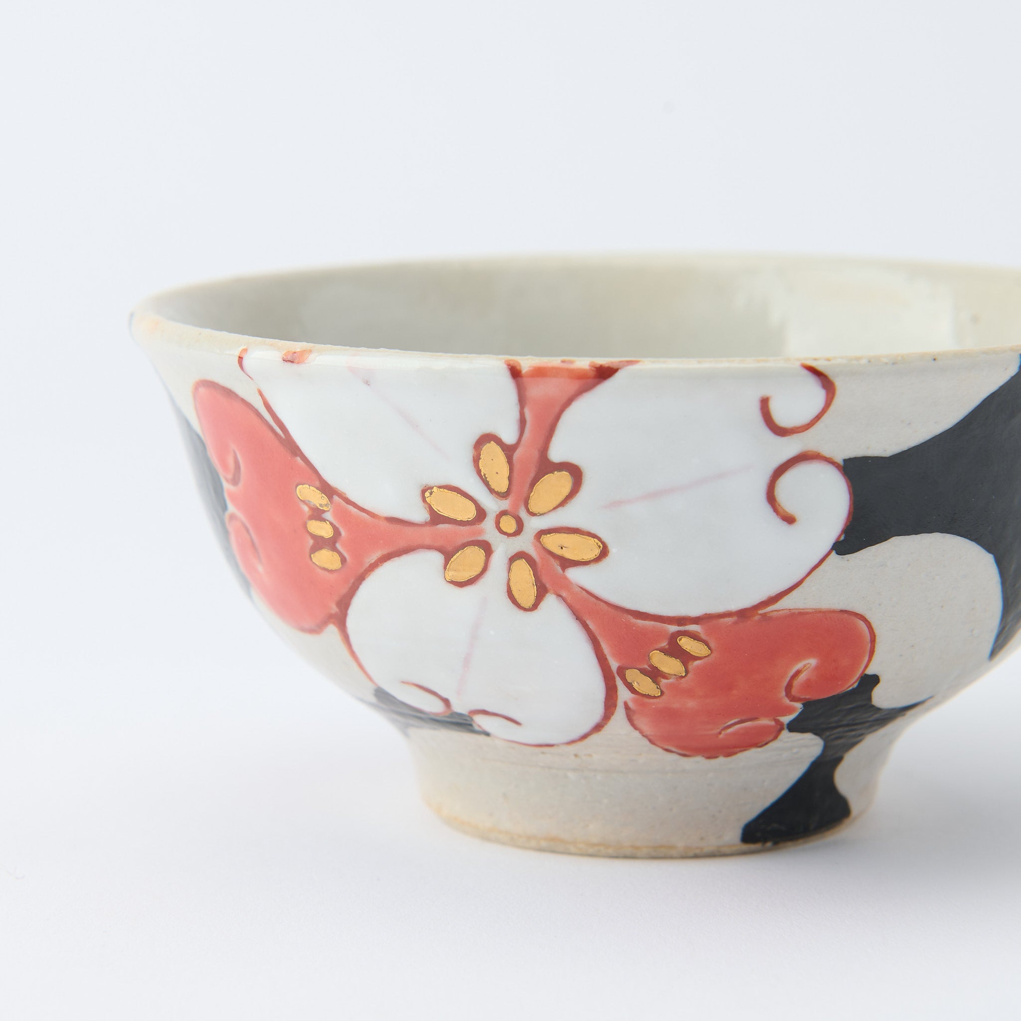 Blossom Crest Rice Bowl Pair - JAPAN KUTANI SHOP