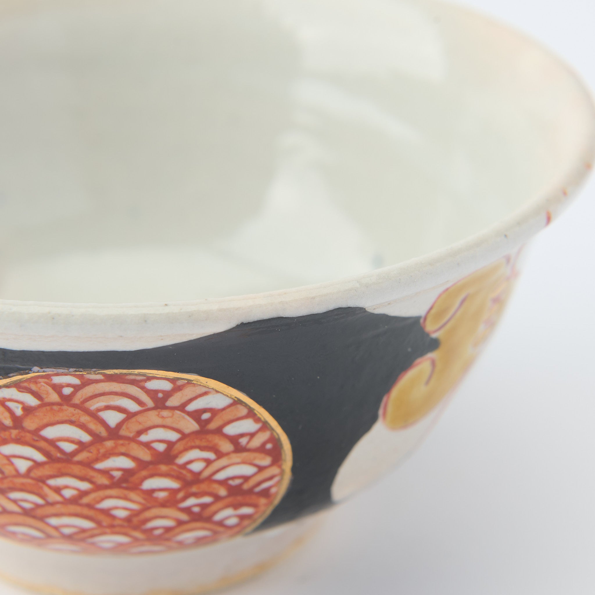 Blossom Crest Rice Bowl Pair - JAPAN KUTANI SHOP