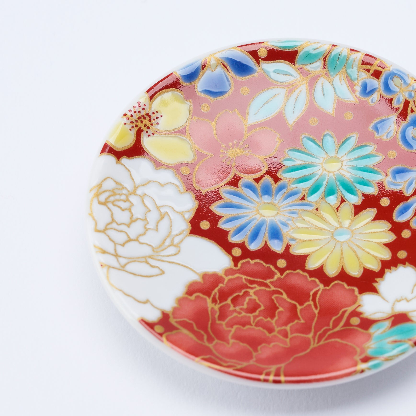 Classic Floral Motif Chopstick Rest - JAPAN KUTANI SHOP