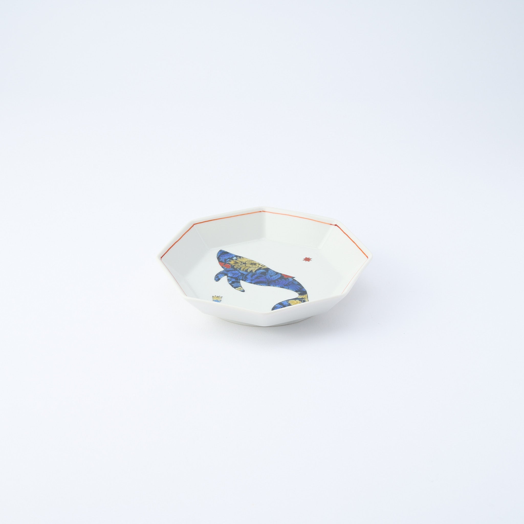 Botanical Series Octagonal Side Plate - JAPAN KUTANI SHOP
