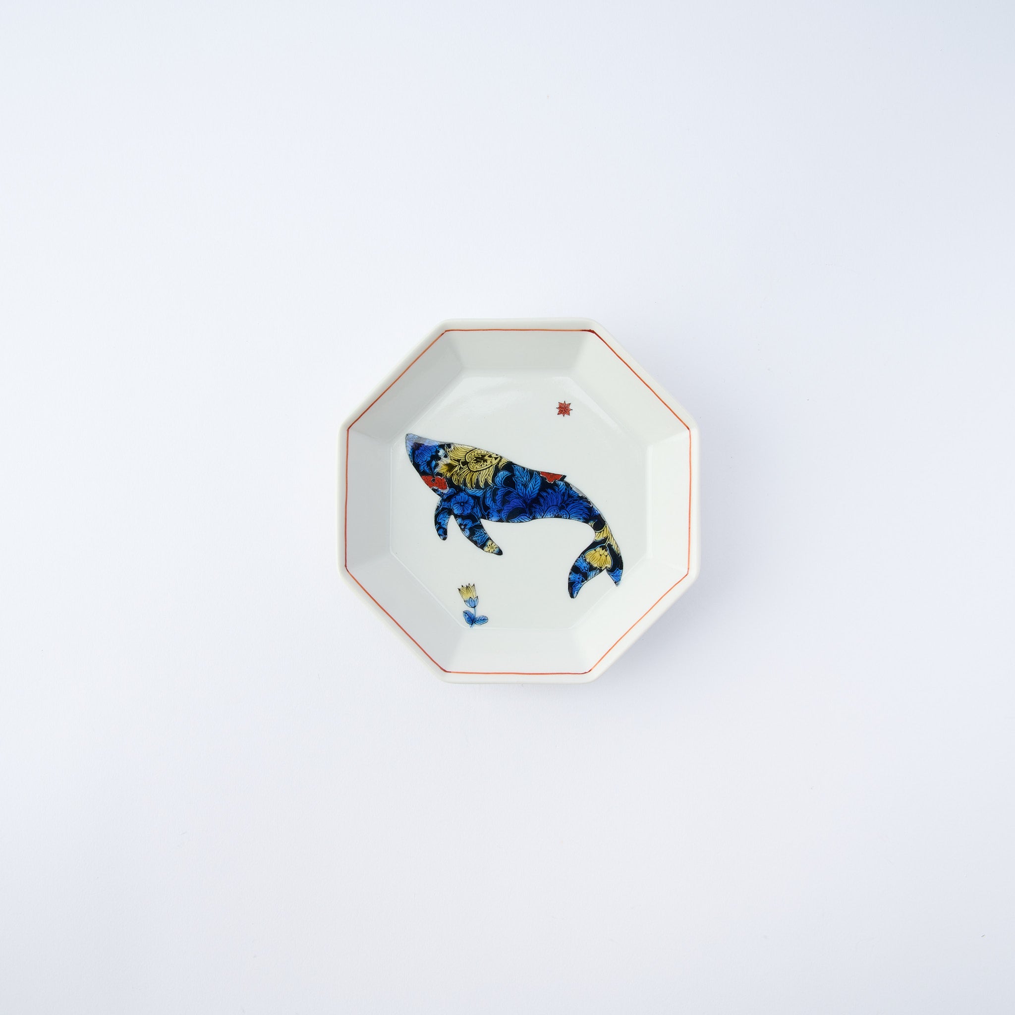 Botanical Series Octagonal Side Plate - JAPAN KUTANI SHOP