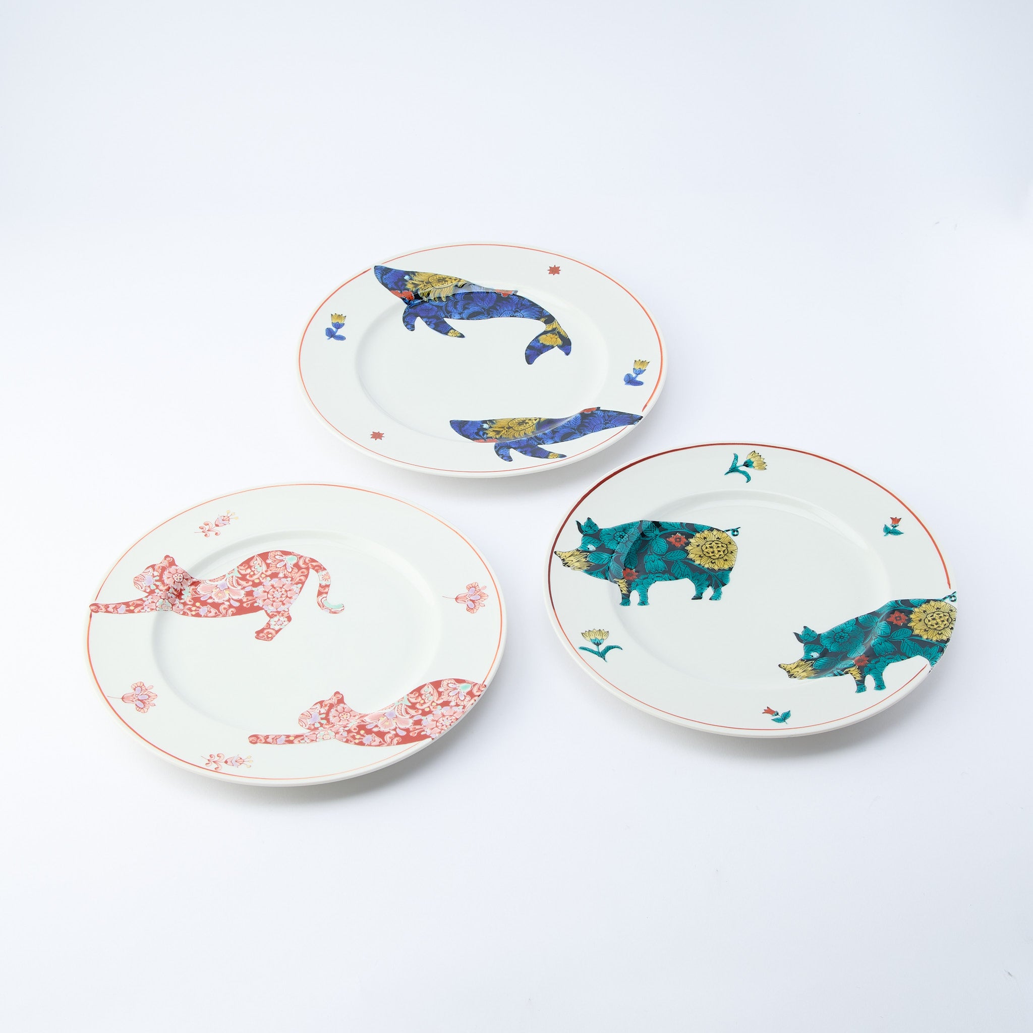 Botanical Series Dinner Plate - JAPAN KUTANI SHOP